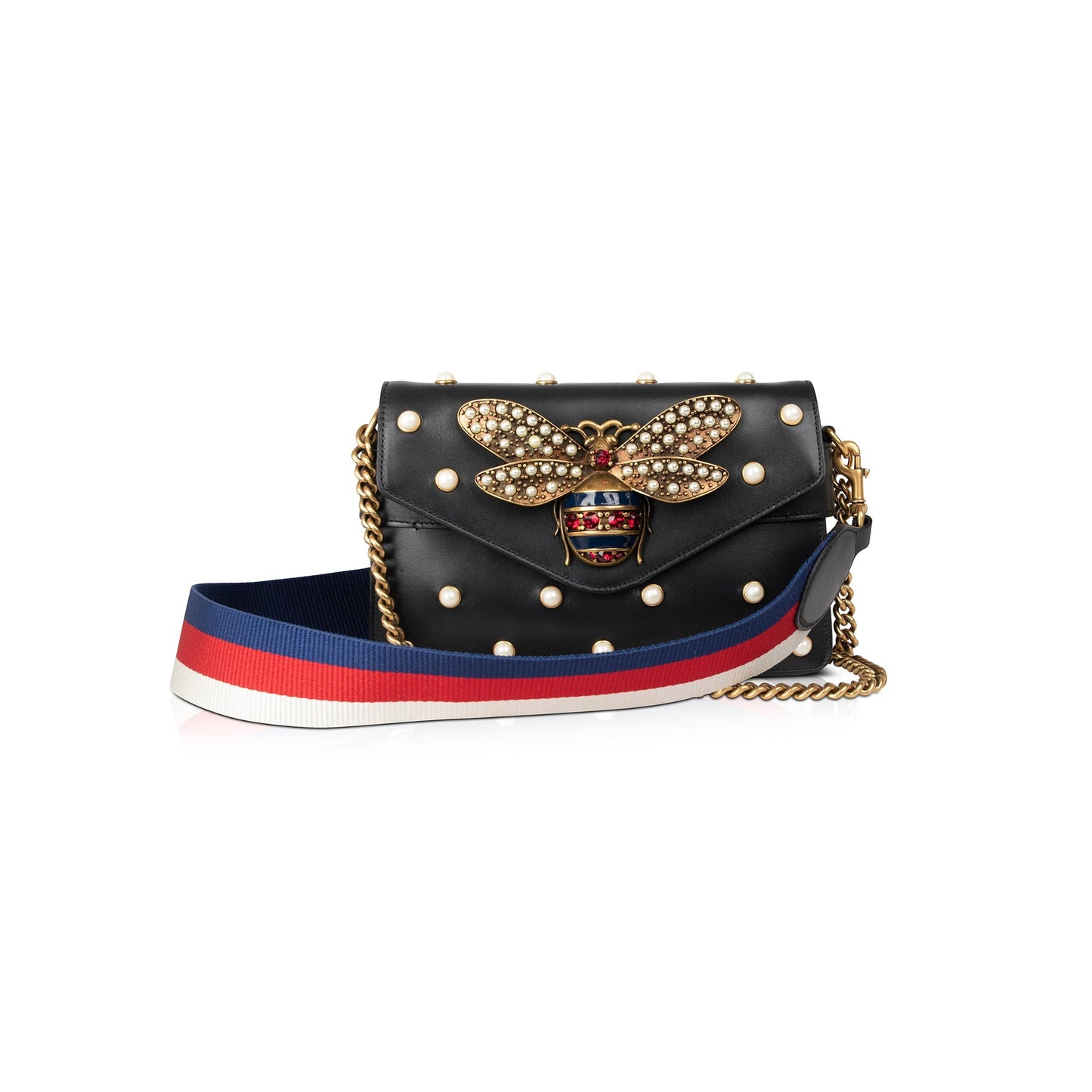Gucci Broadway Pearly Bee Shoulder Bag