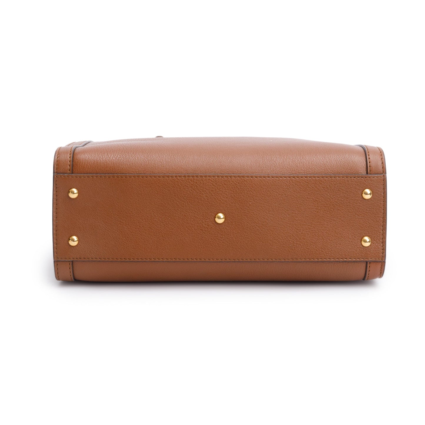 Gucci Brown Calfskin Leather Diana Small Tote Bag