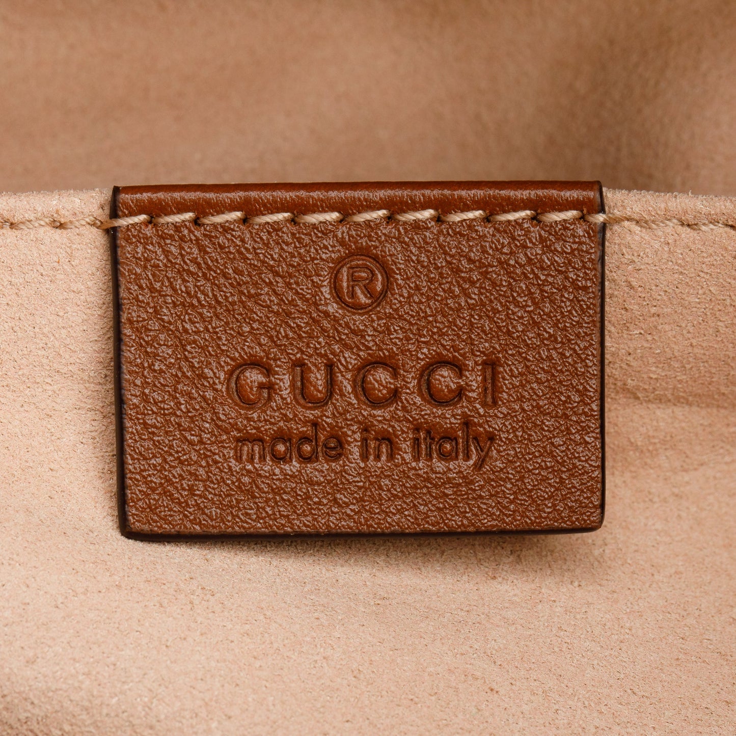Gucci Brown Calfskin Leather Diana Small Tote Bag