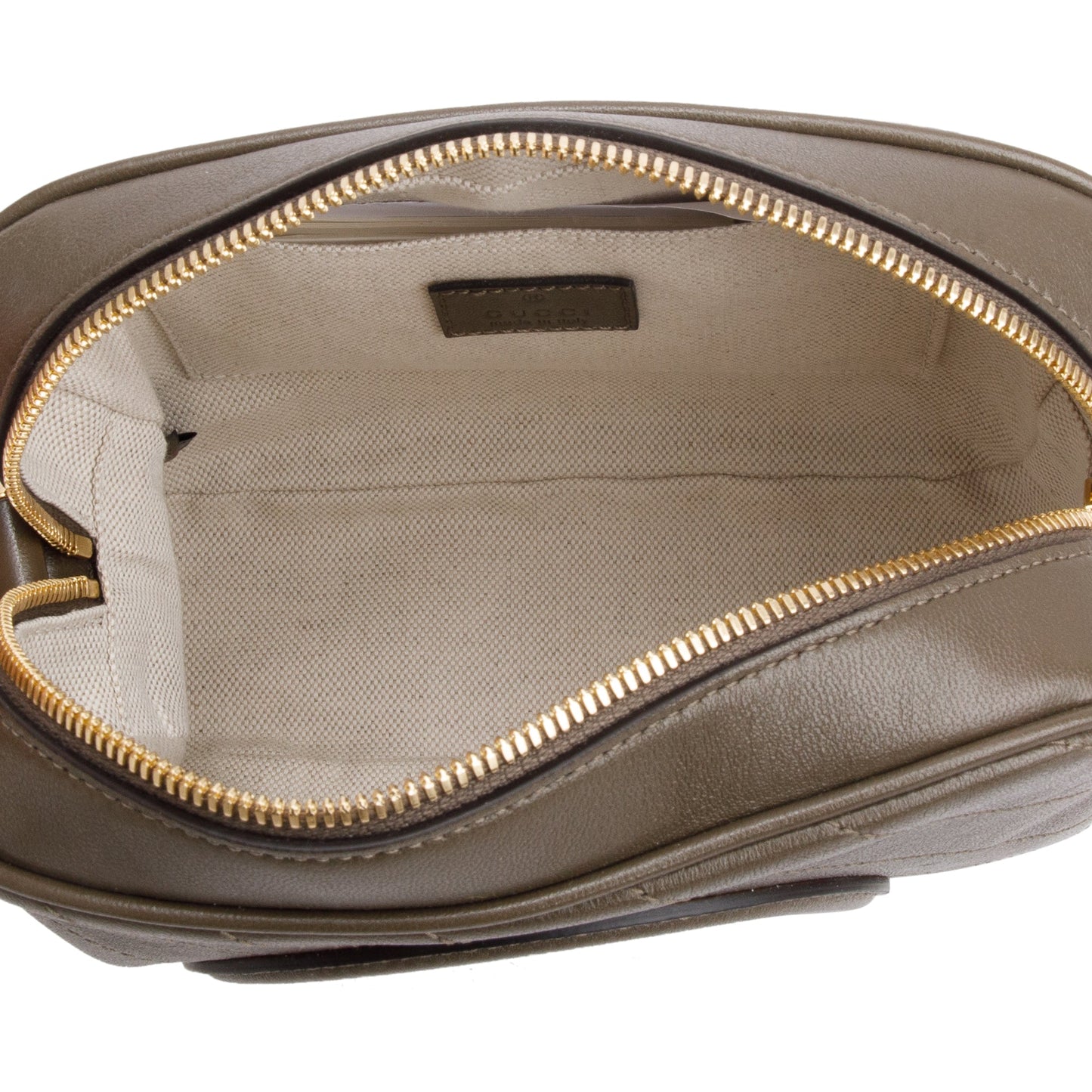 Gucci Brown Calfskin Leather Mini Blondie Shoulder Bag