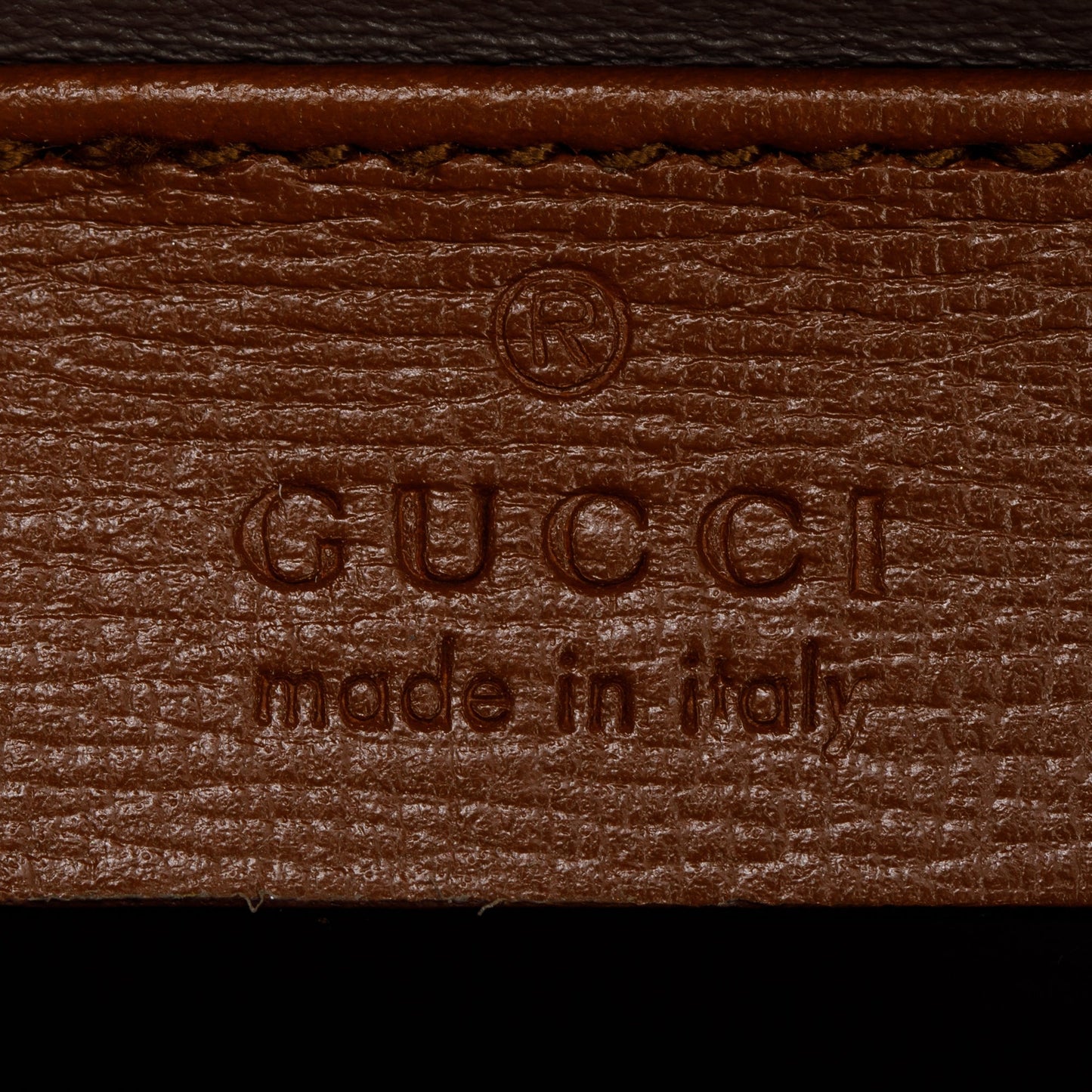 Gucci Brown Calfskin Leather Mini Sylvie 1969 Flap Messenger Bag