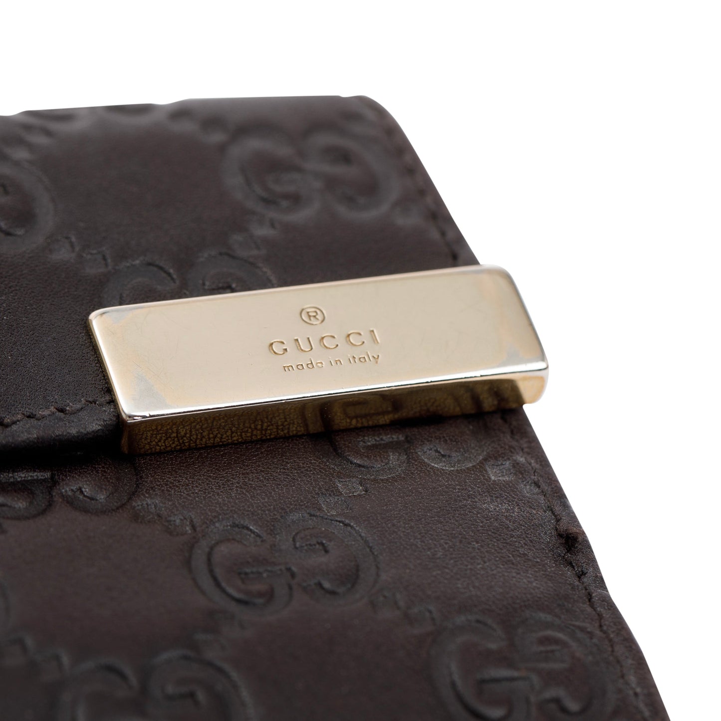 Gucci Brown Guccissima Leather Continental Wallet