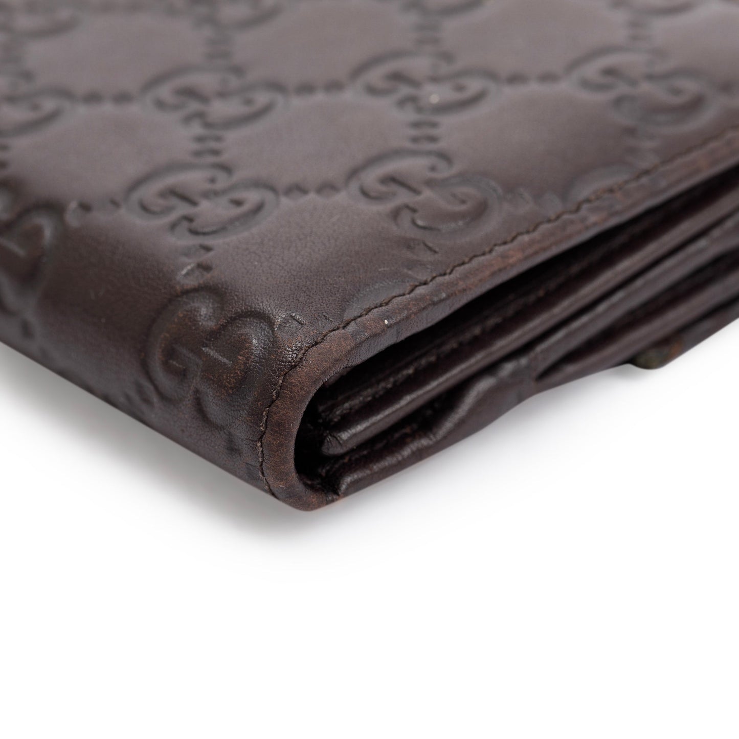 Gucci Brown Guccissima Leather Continental Wallet