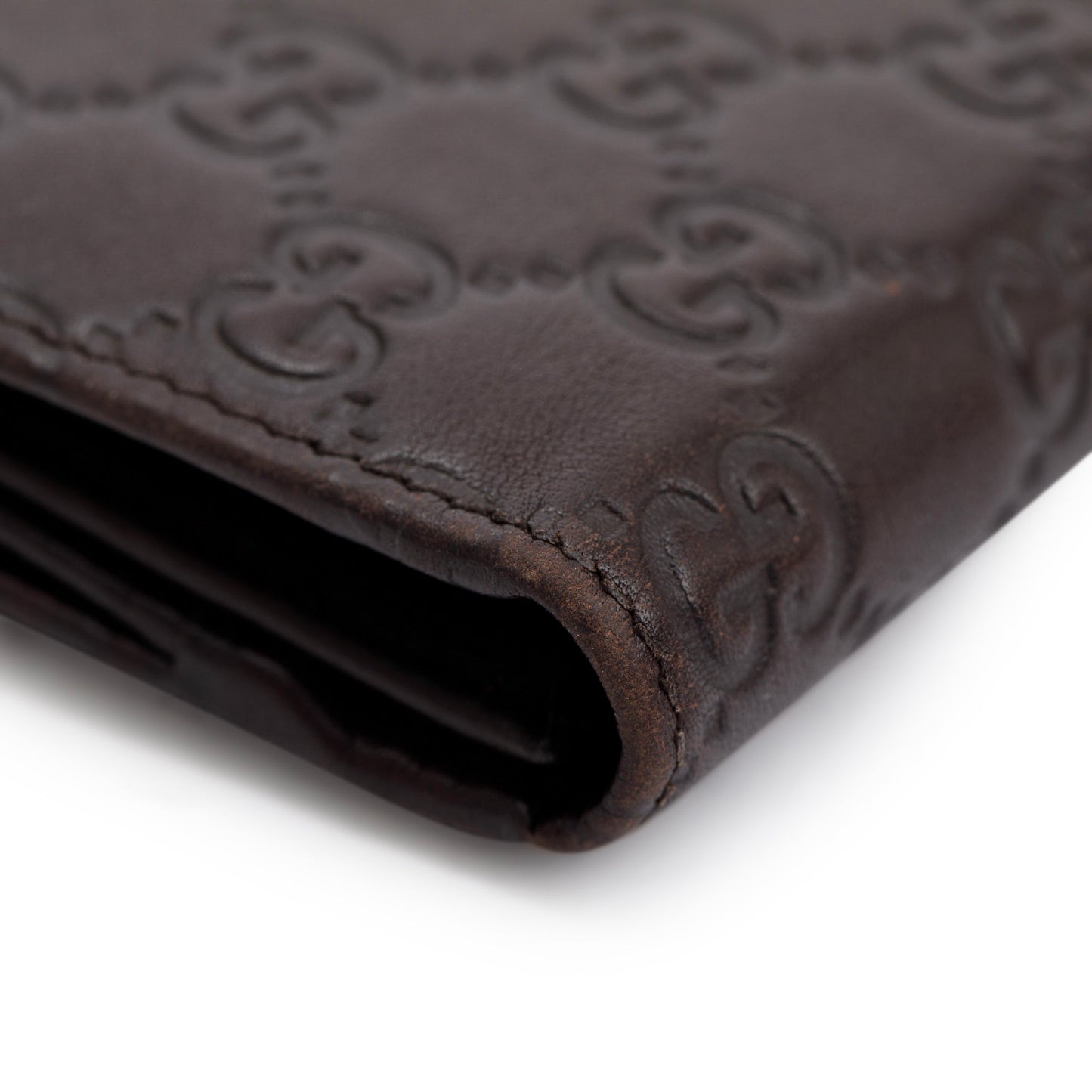 Gucci Brown Guccissima Leather Continental Wallet