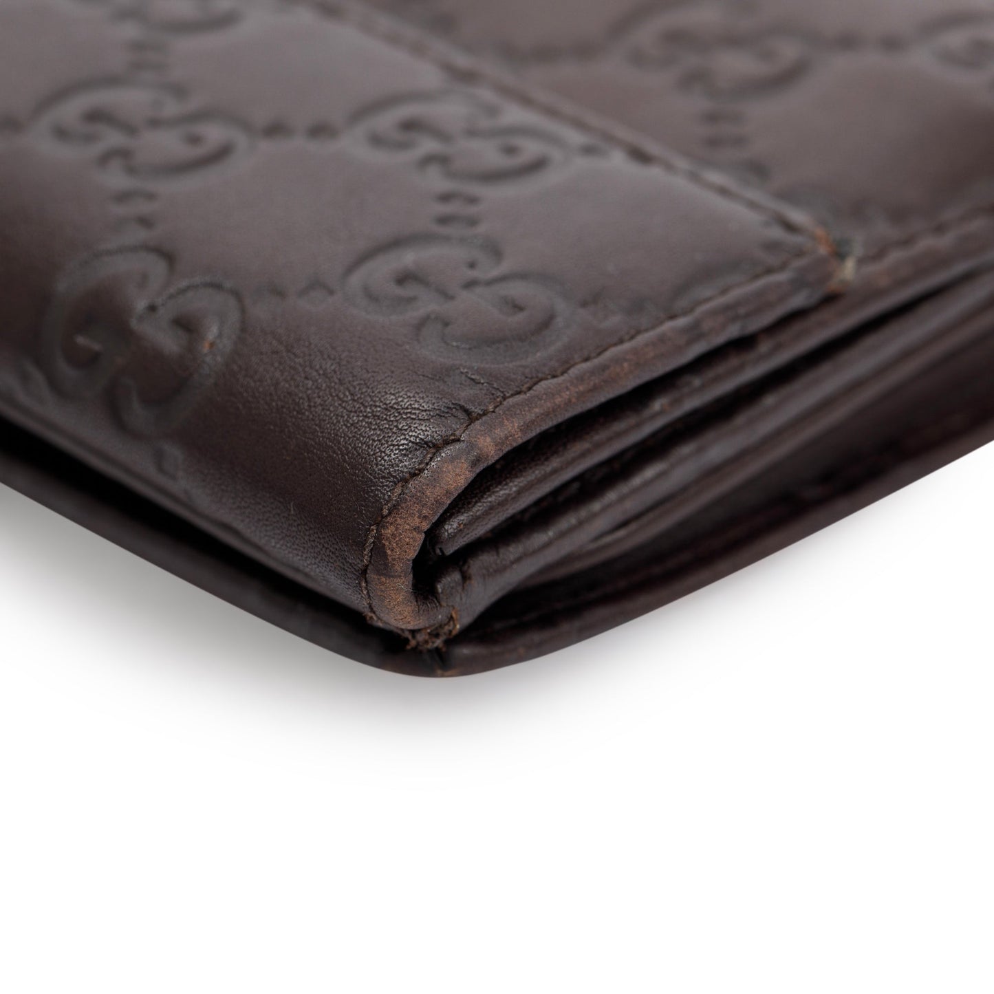 Gucci Brown Guccissima Leather Continental Wallet