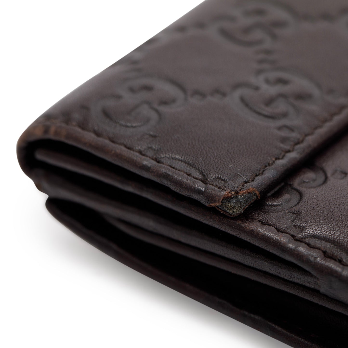 Gucci Brown Guccissima Leather Continental Wallet