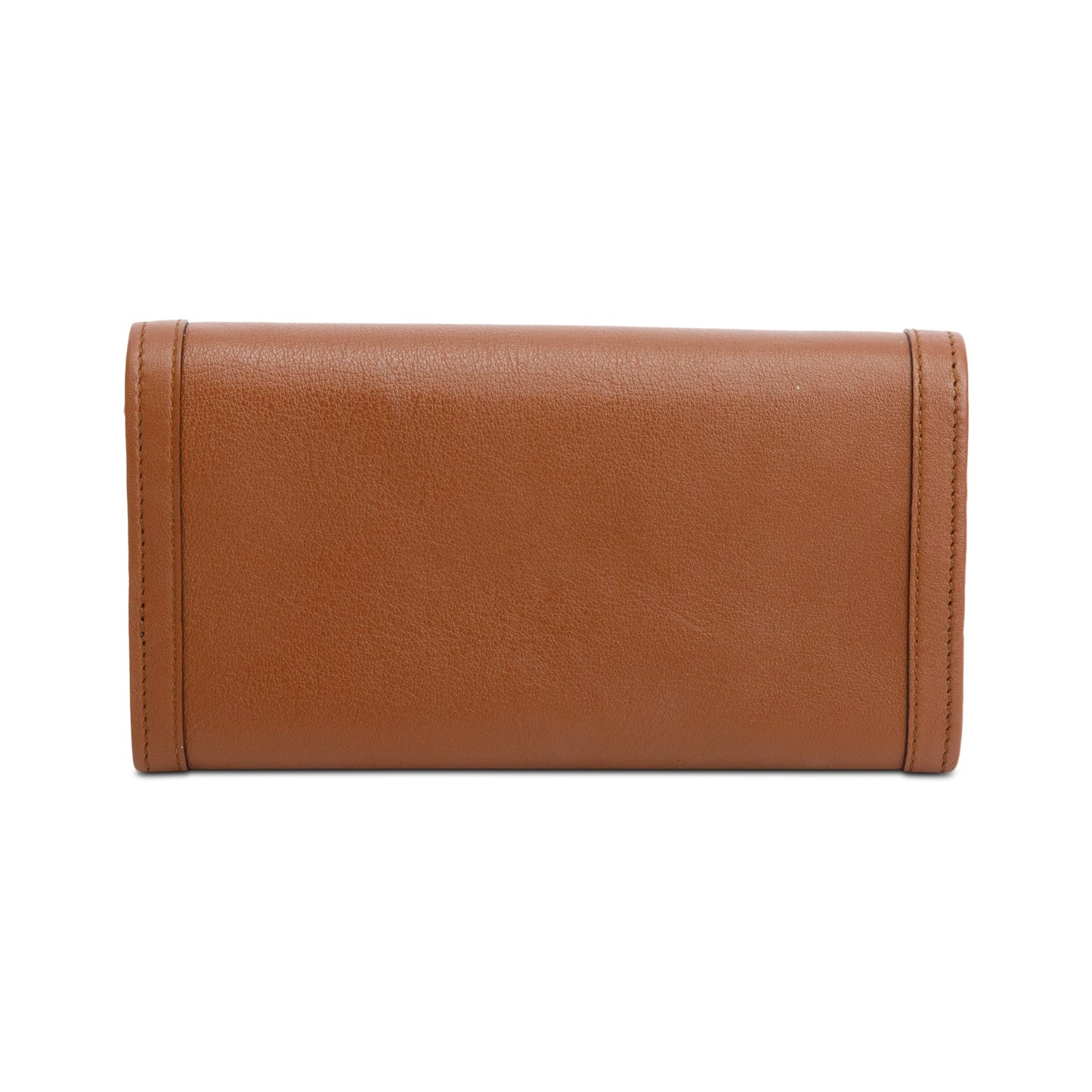 Gucci Brown Leather Bamboo Diana Wallet on Chain