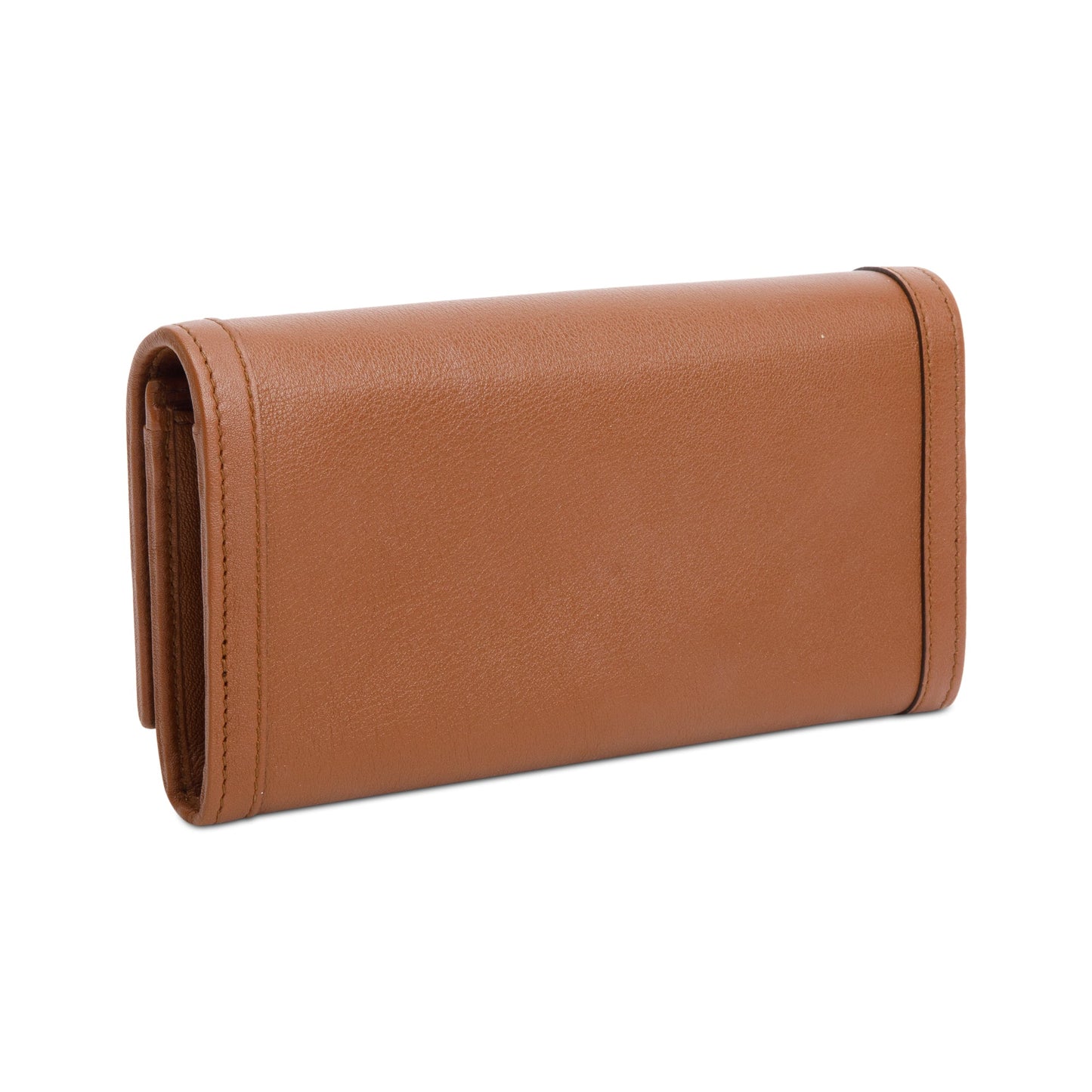 Gucci Brown Leather Bamboo Diana Wallet on Chain