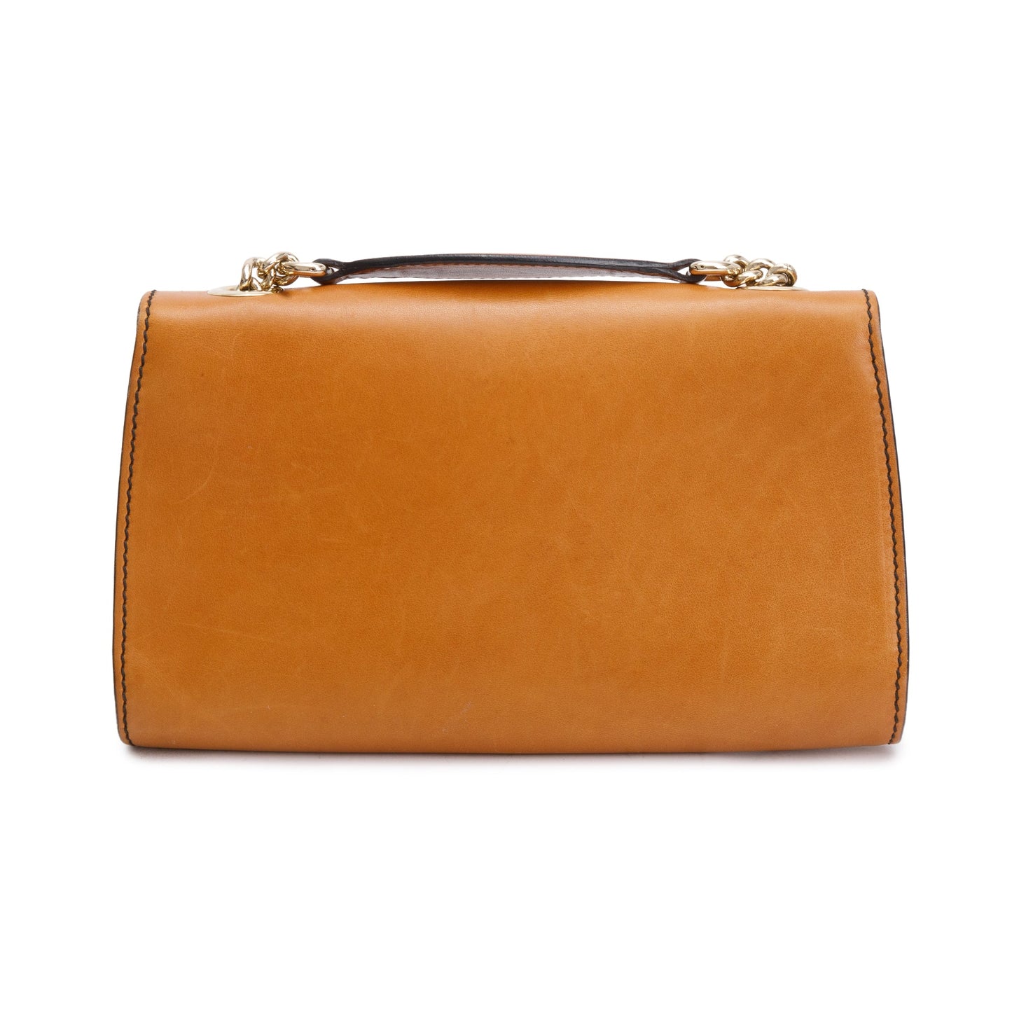 Gucci Brown Leather Small Emily Chain Shoulder Bag