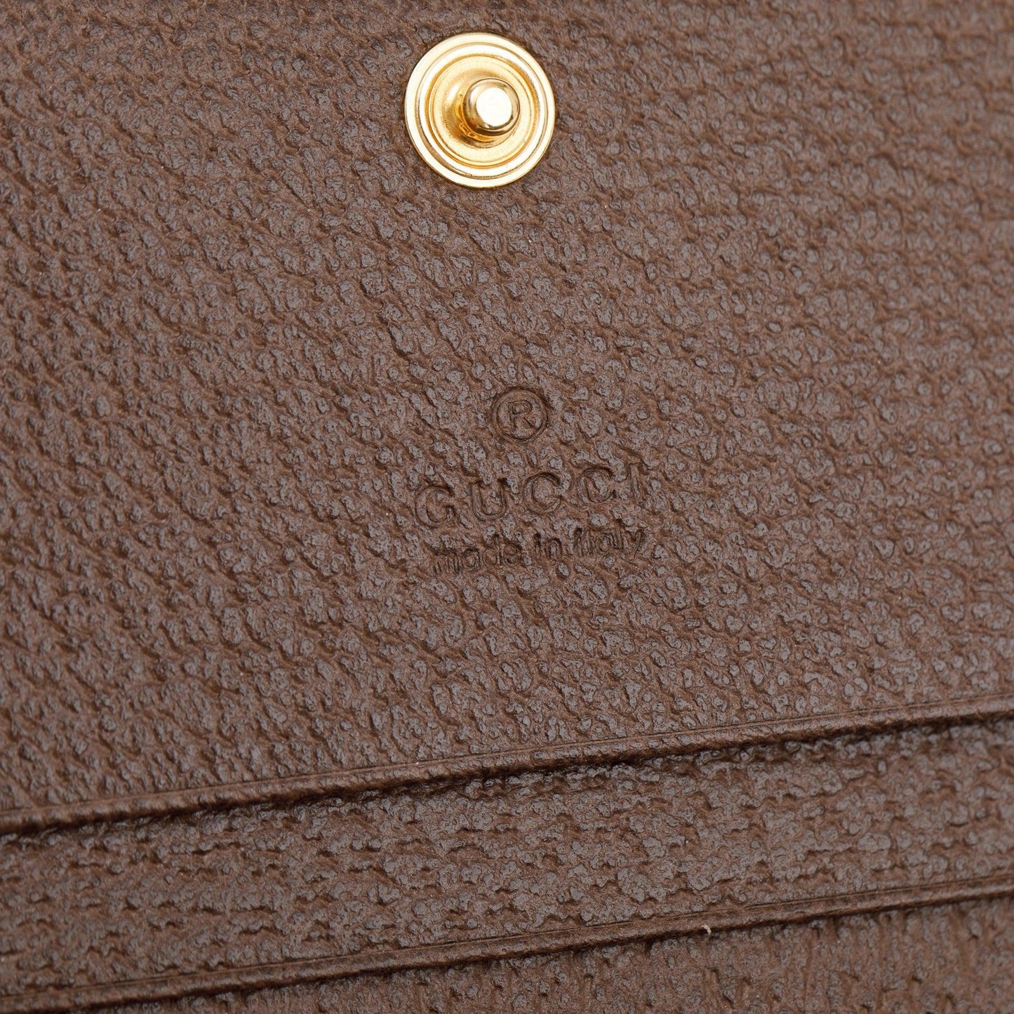 Gucci Brown Ophidia GG Supreme Canvas Card Case Wallet