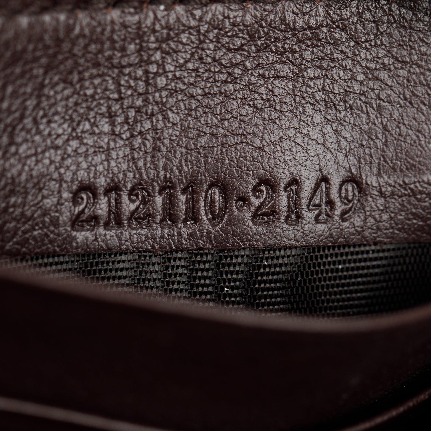 Gucci Brown Signature Leather Continental Zip Wallet