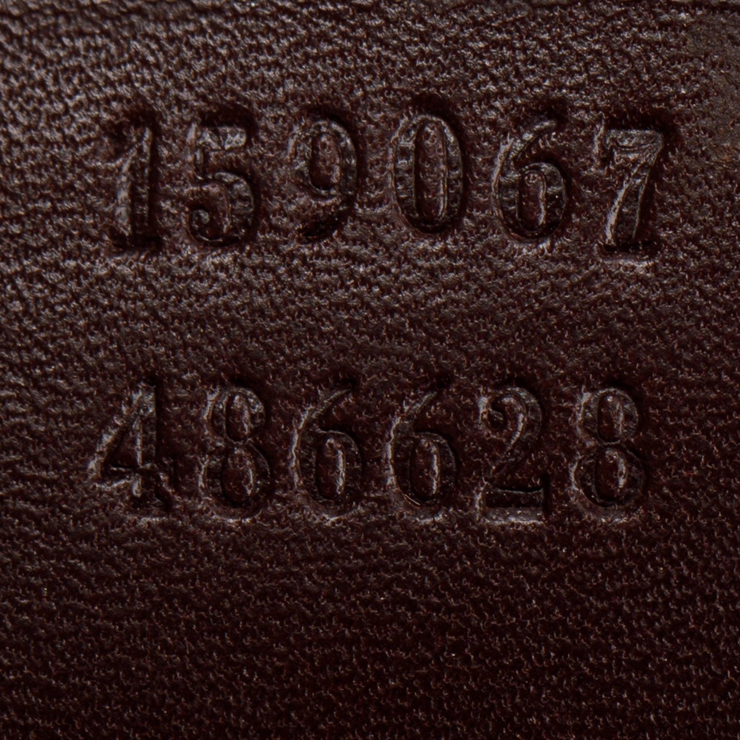 Gucci Brown Signature Leather  Peggy Bamboo Top Handle Bag