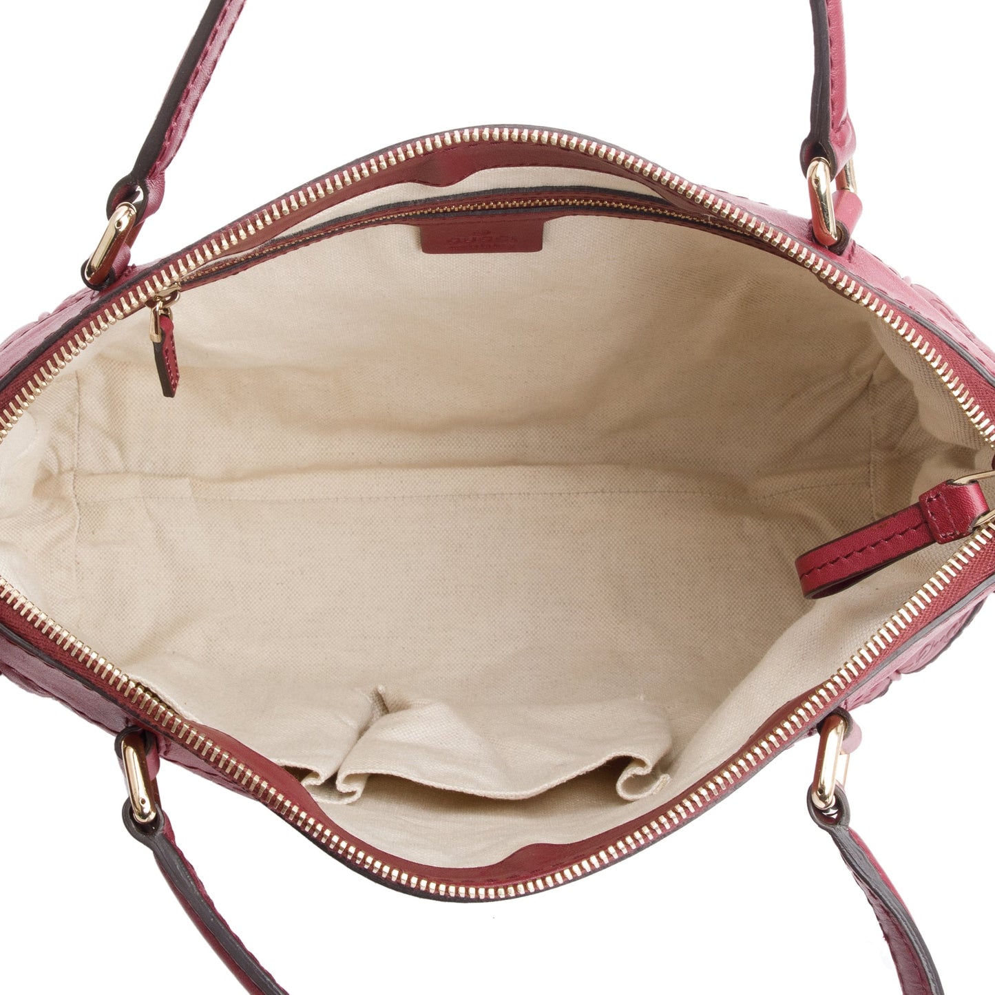 Gucci Burgundy Guccissima Leather Medium Mayfair Tote