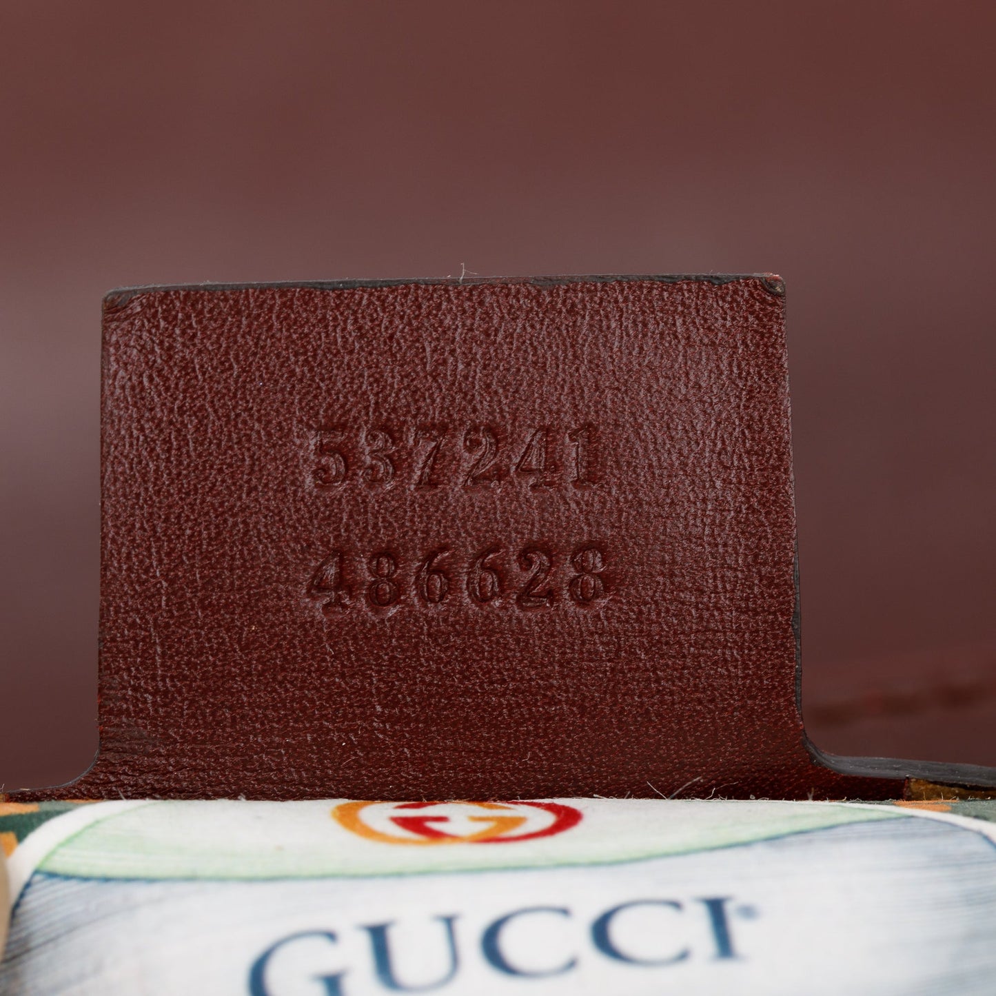 Gucci Burgundy Leather Medium Rajah Shoulder Bag