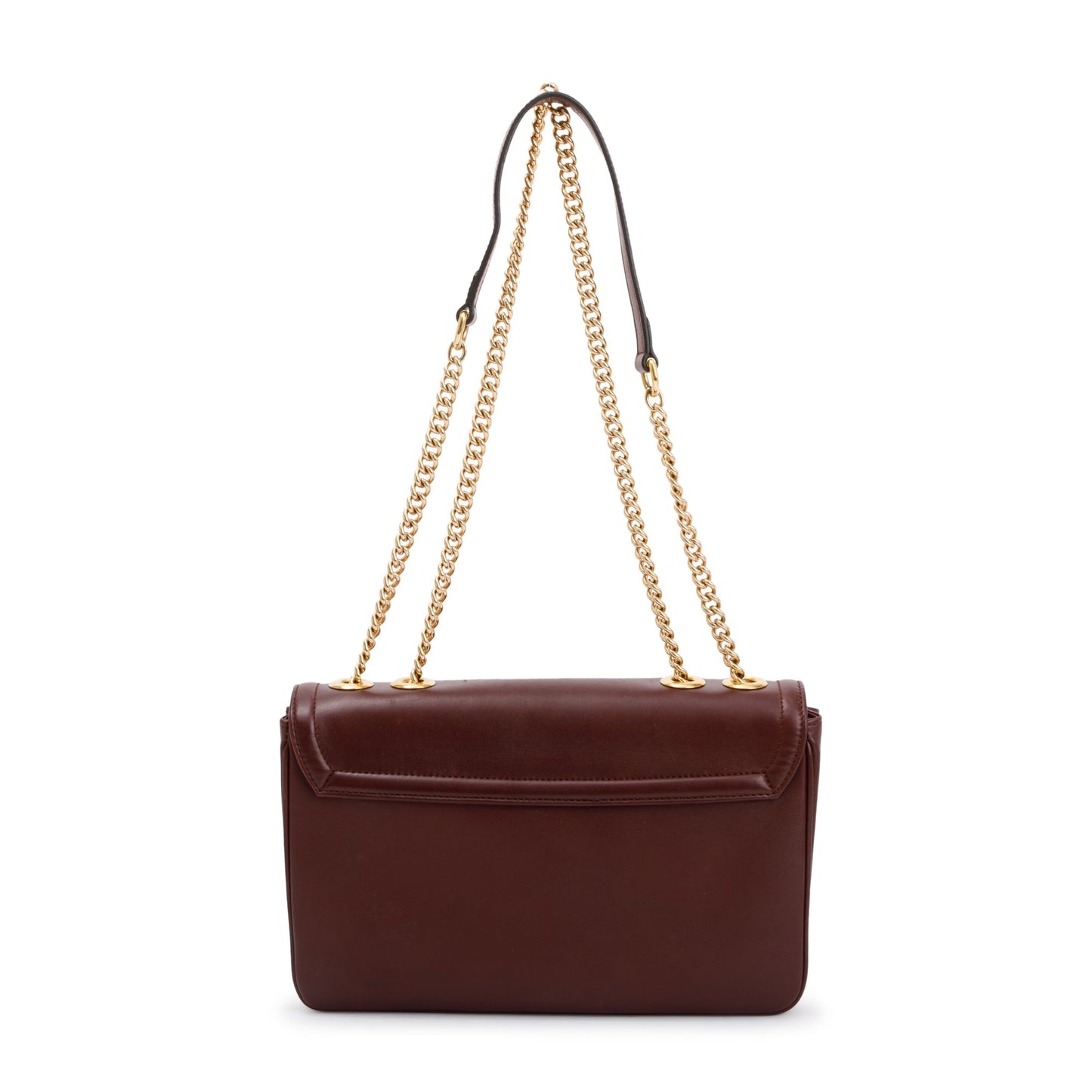 Gucci Burgundy Leather Medium Rajah Shoulder Bag