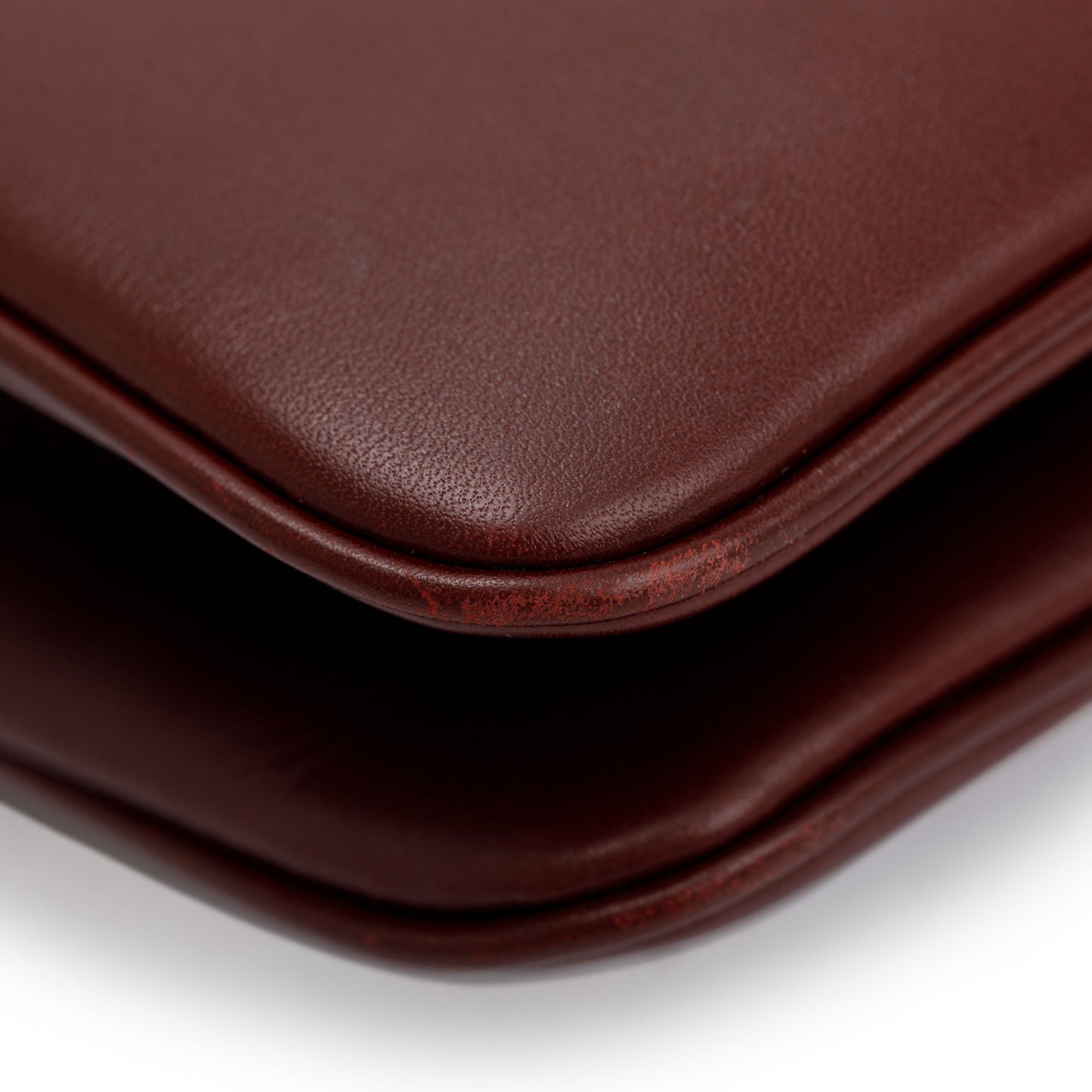 Gucci Burgundy Leather Medium Rajah Shoulder Bag