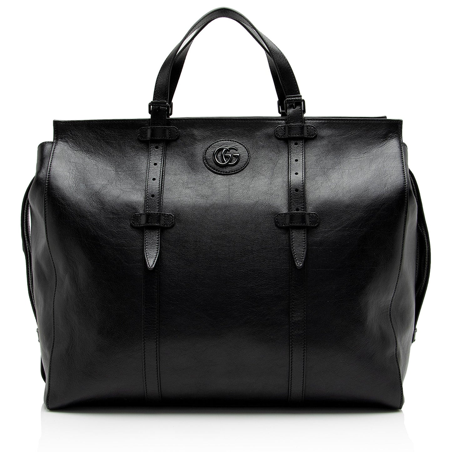 Gucci Calfskin GG Marmont Monochrome Large Tote (SHF-sBw4Ey)
