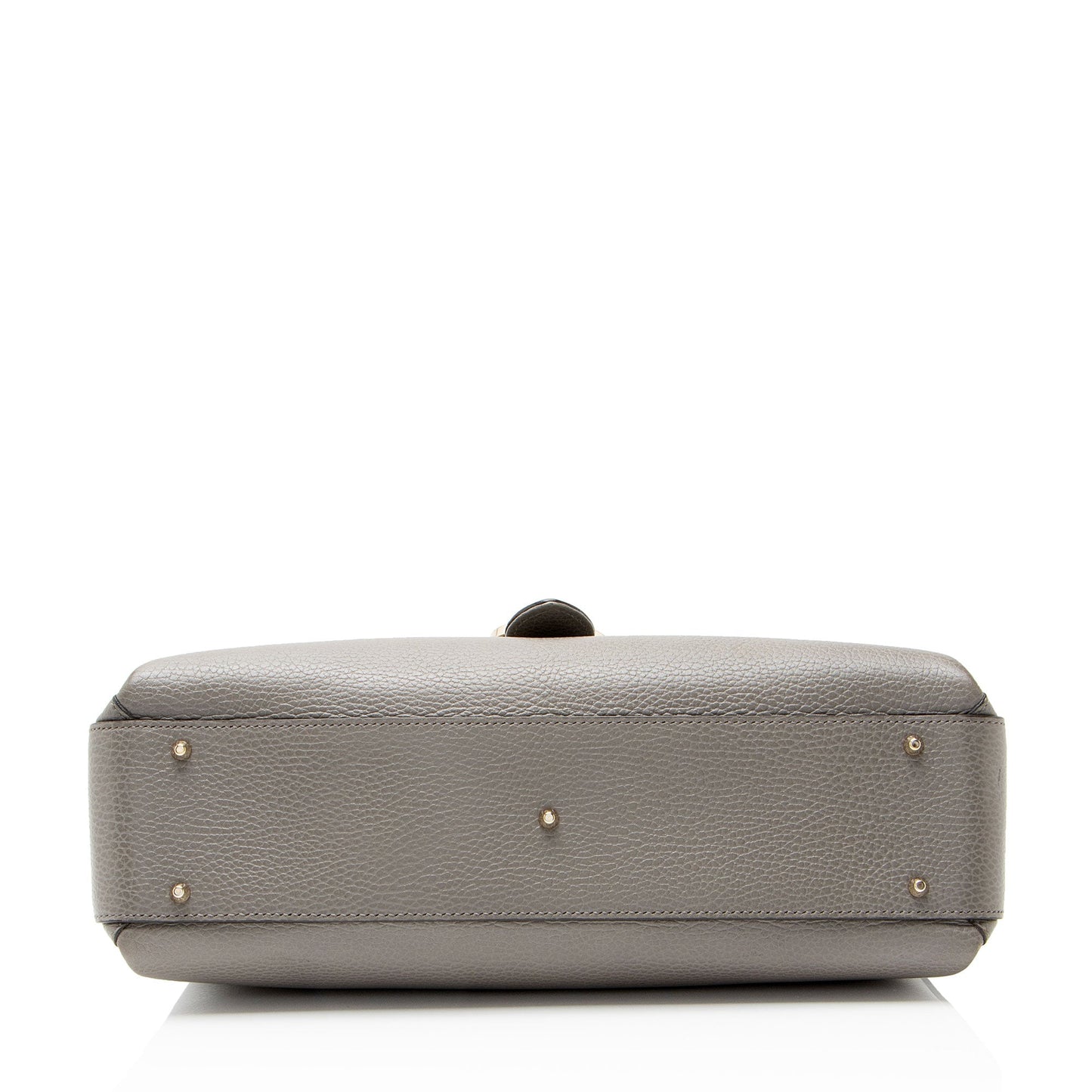 Gucci Calfskin Interlocking G Top Handle Medium Shoulder Bag