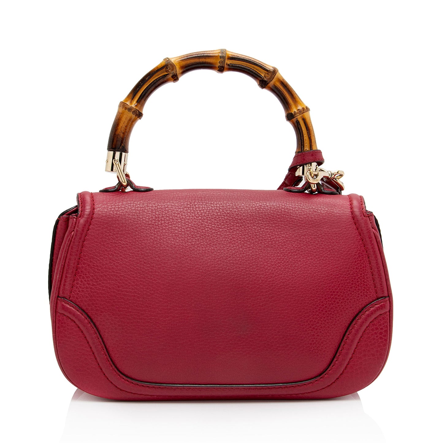 Gucci Calfskin New Bamboo Top Handle (SHF-v2KUgA)
