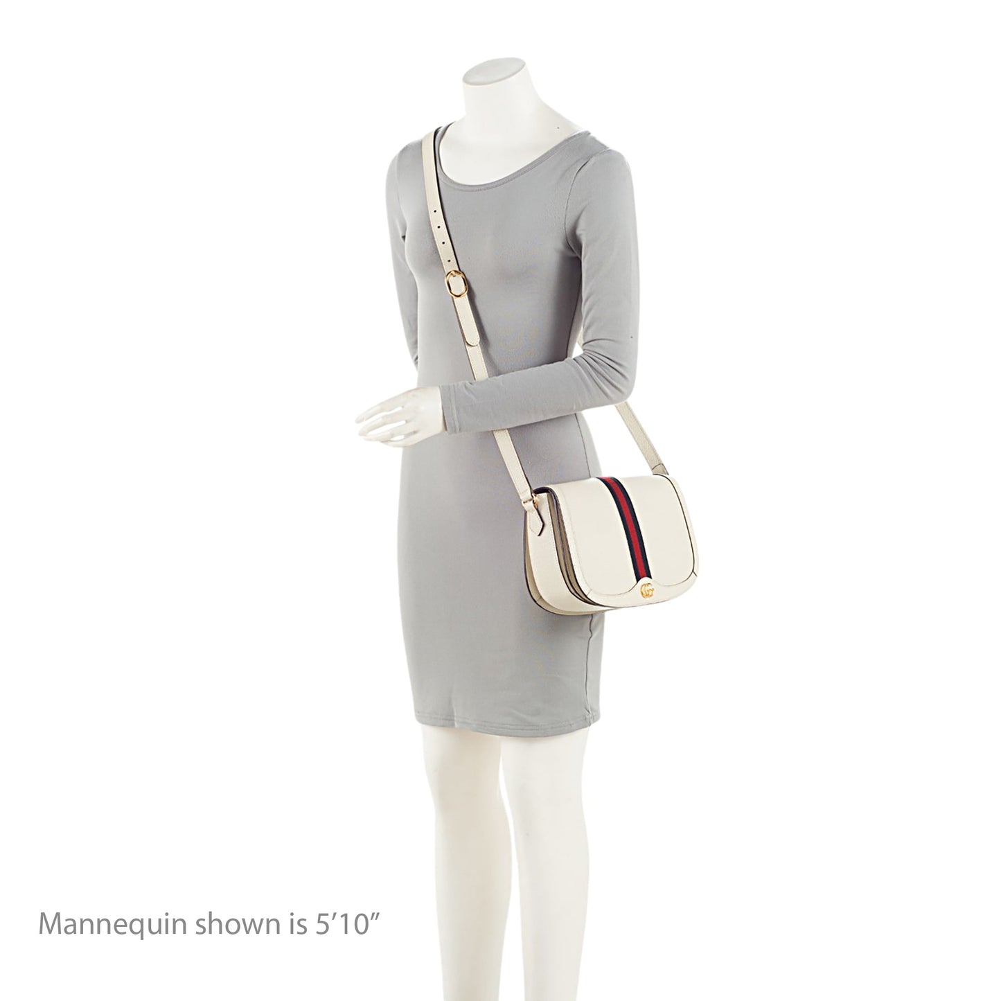 Gucci Calfskin Ophidia Flap Messenger (SHF-d4mnSM)
