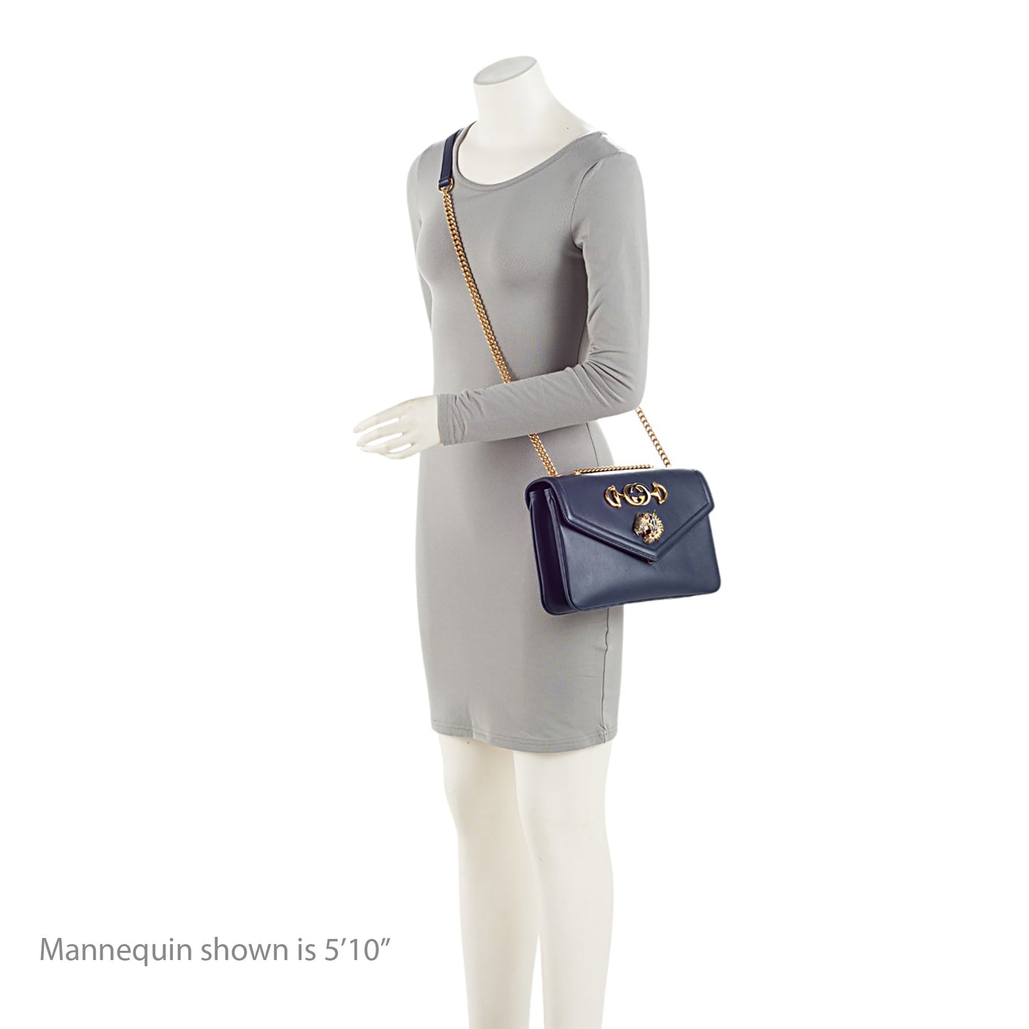 Gucci Calfskin Rajah Zumi Medium Shoulder Bag (SHF-bv9Xhf)