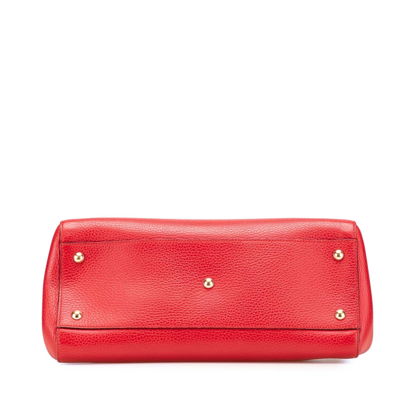 Gucci Calfskin Swing Top Handle Satchel