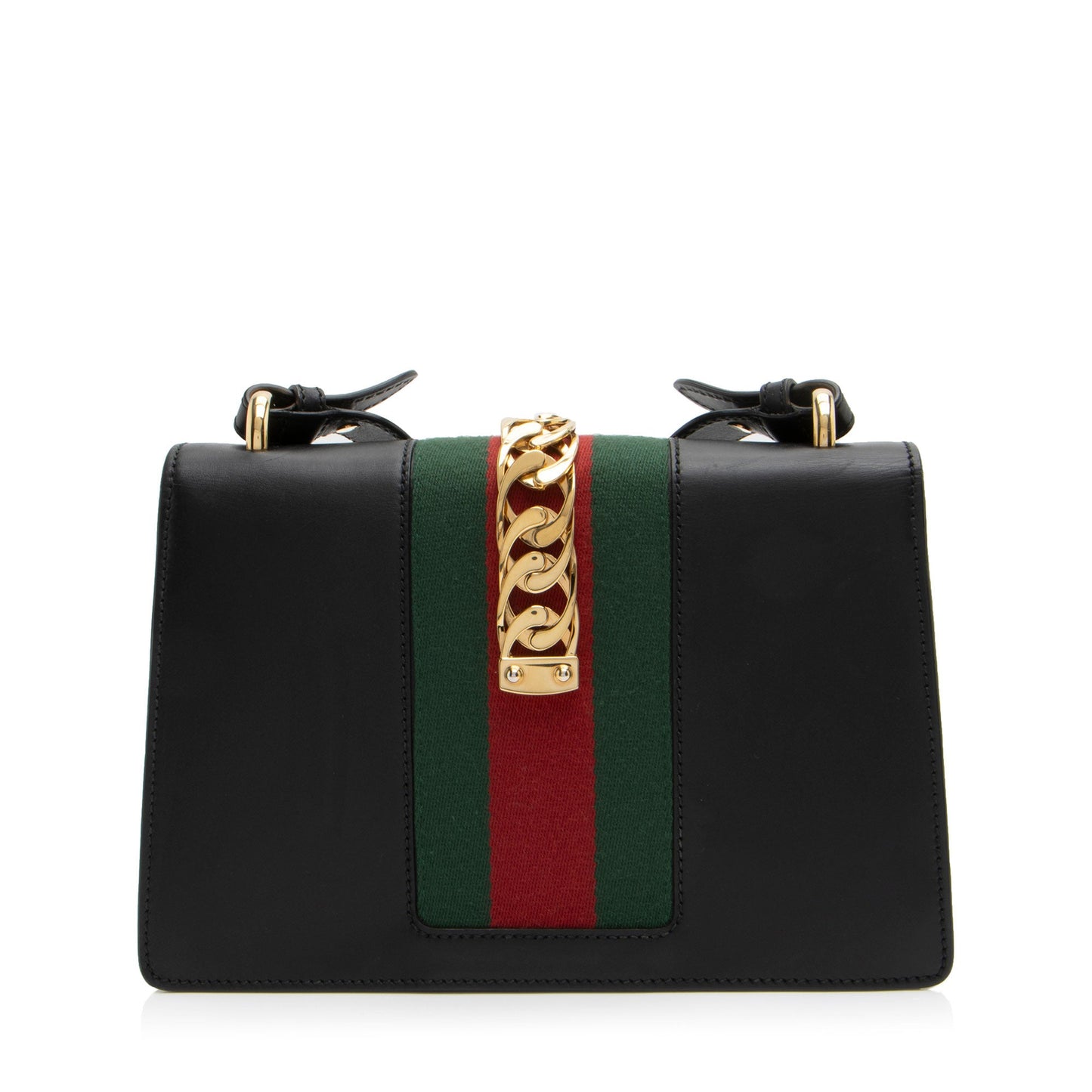 Gucci Calfskin Sylvie Small Shoulder Bag (SHF-0C37e0)