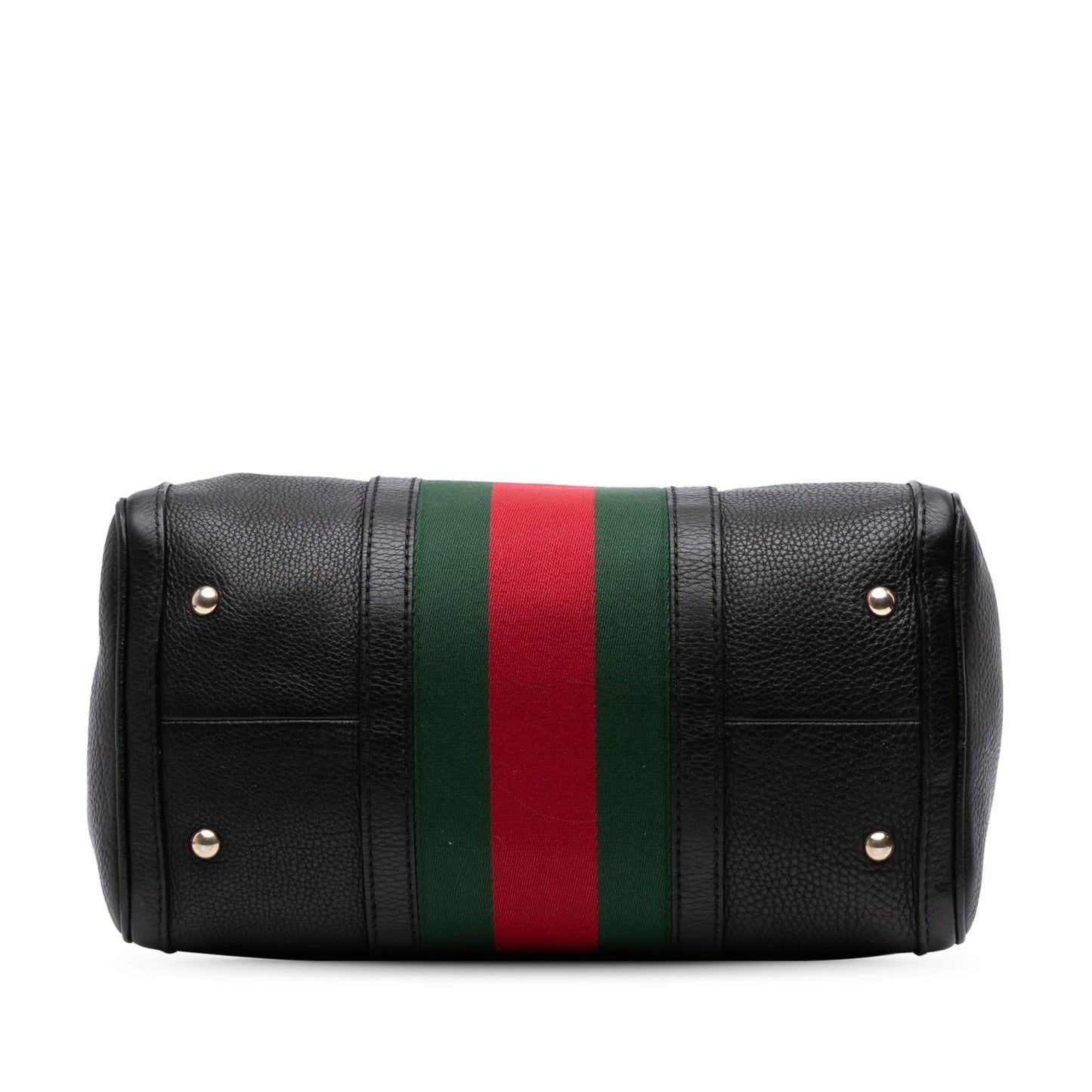 Gucci Calfskin Web Joy Boston Bag