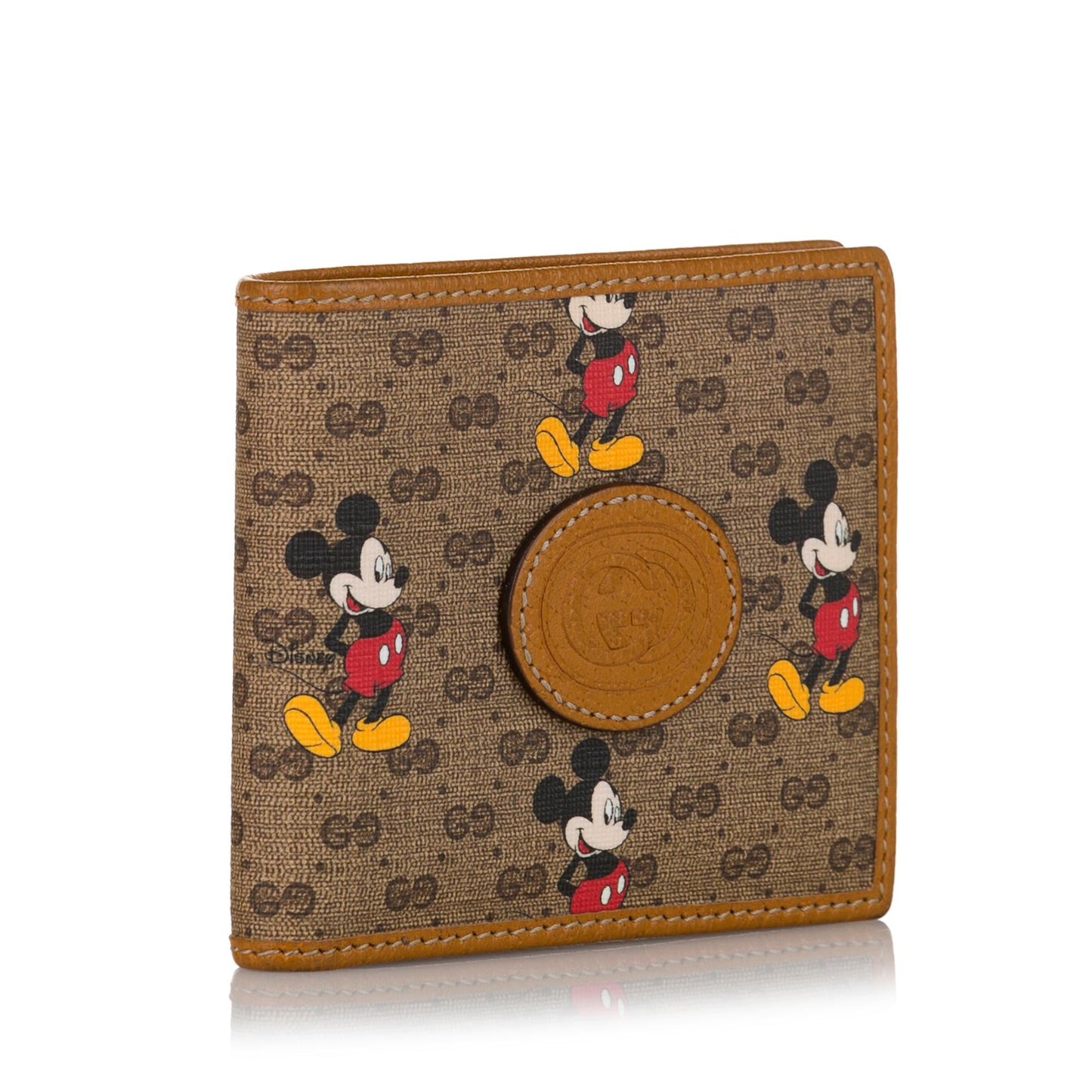 Gucci Candy GG Mickey Mouse Bifold Small Wallet (SHG-SRz6Io)