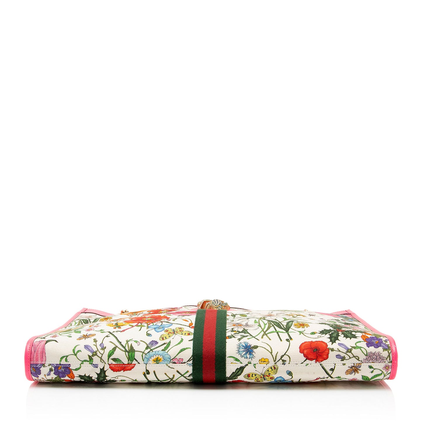 Gucci Canvas Flora Rajah Large Tote