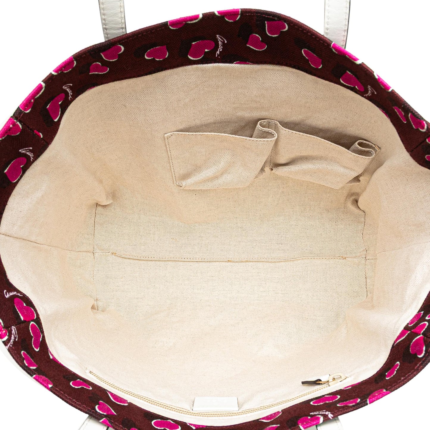Gucci Canvas Heartbeat Tote