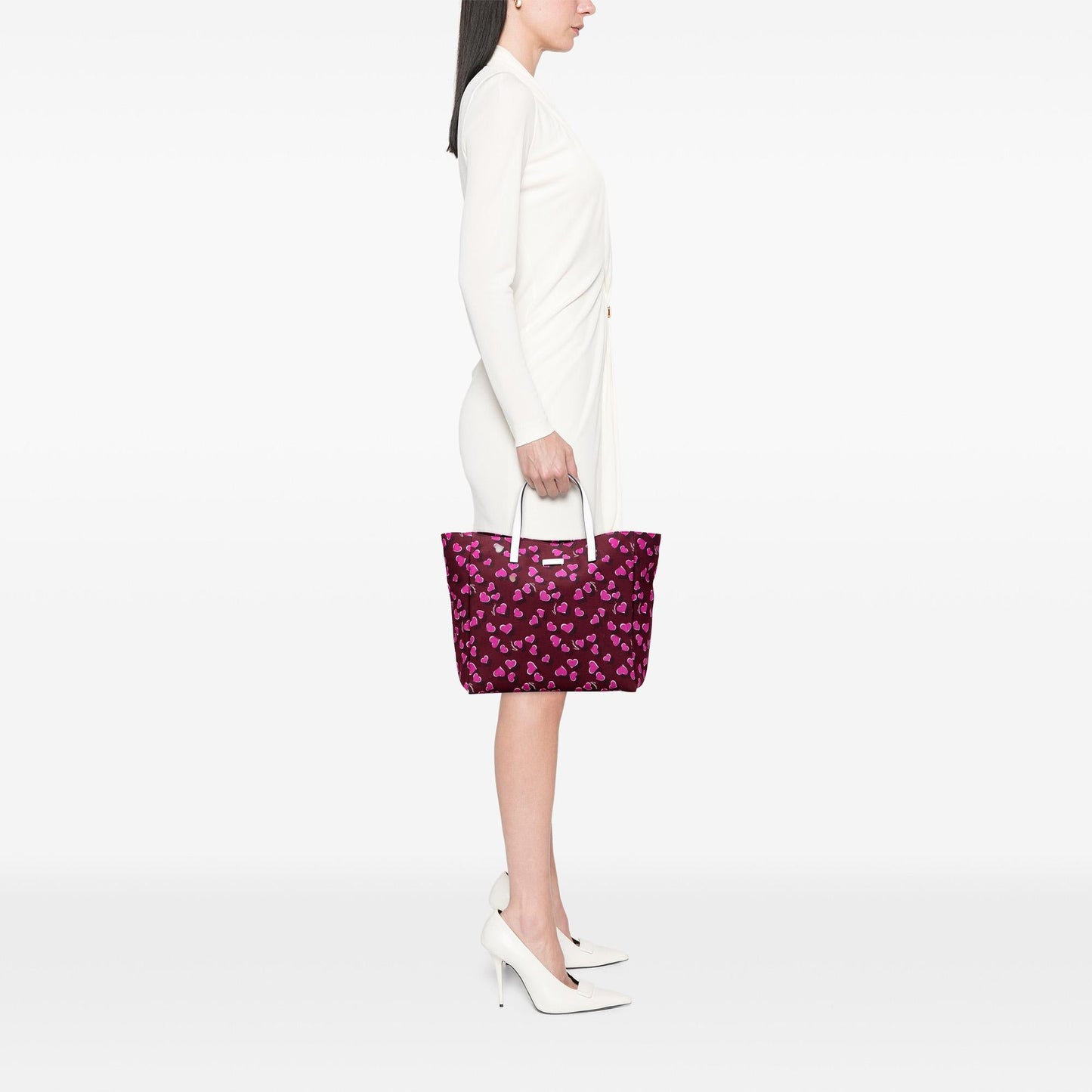 Gucci Canvas Heartbeat Tote