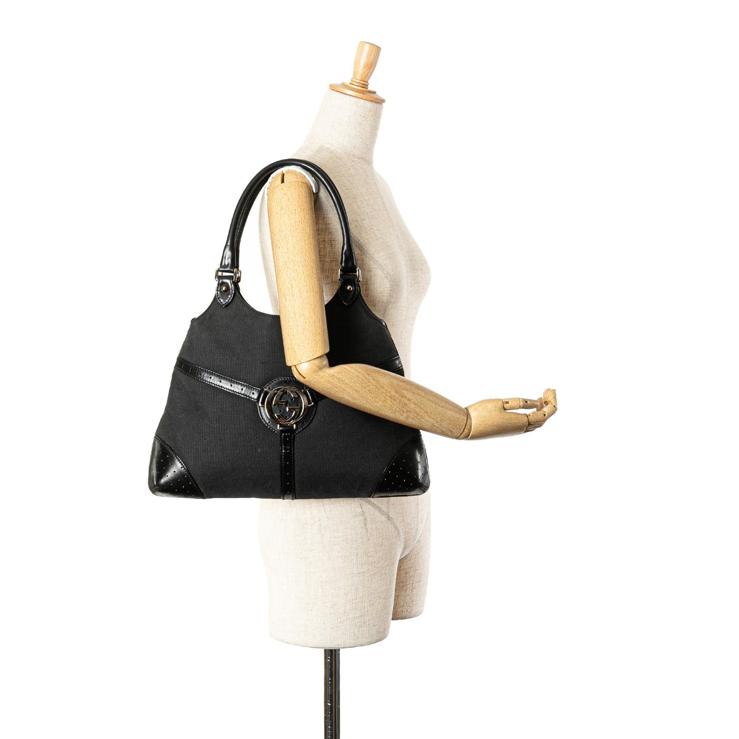 Gucci Canvas Reins Shoulder Bag