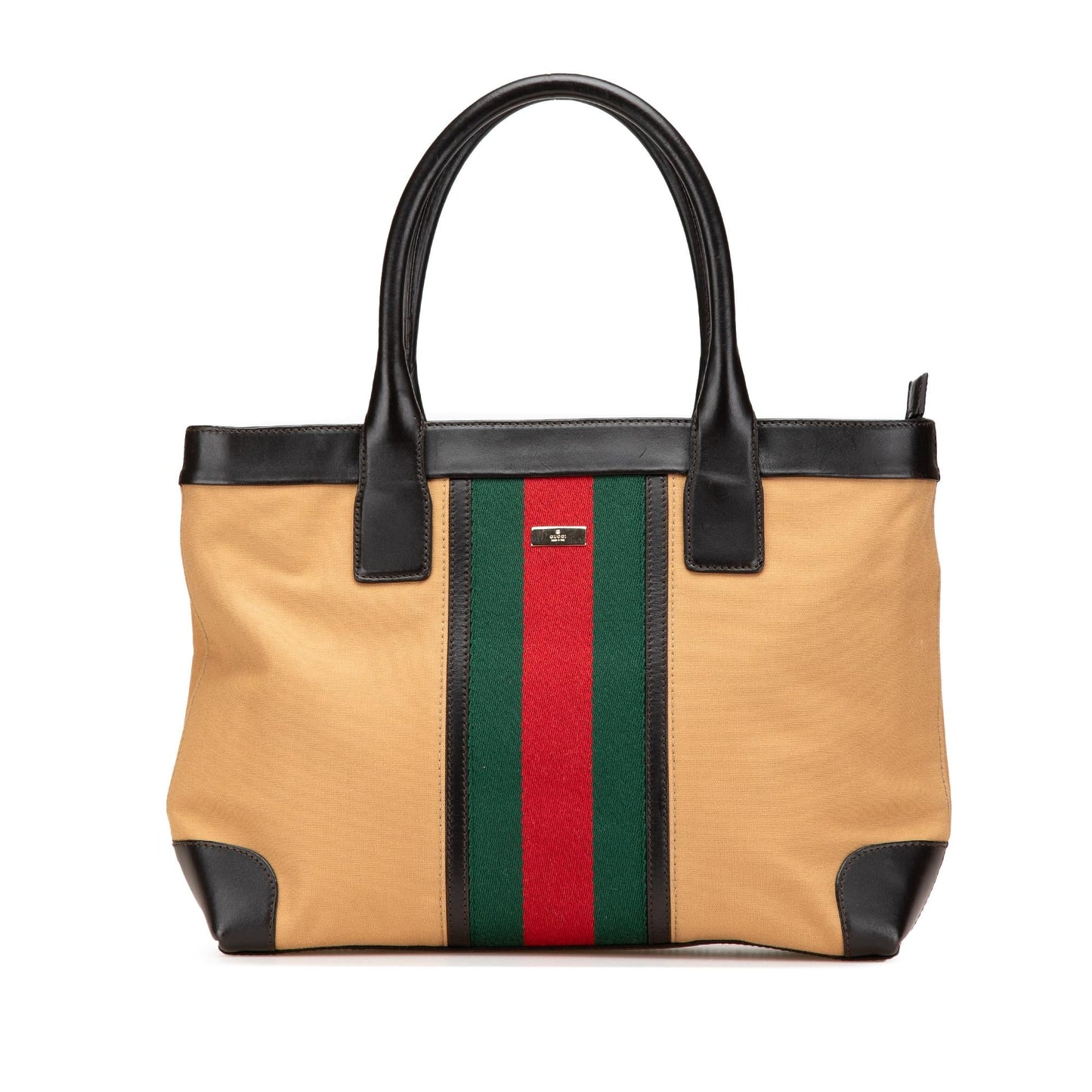 Gucci Canvas Web Tote