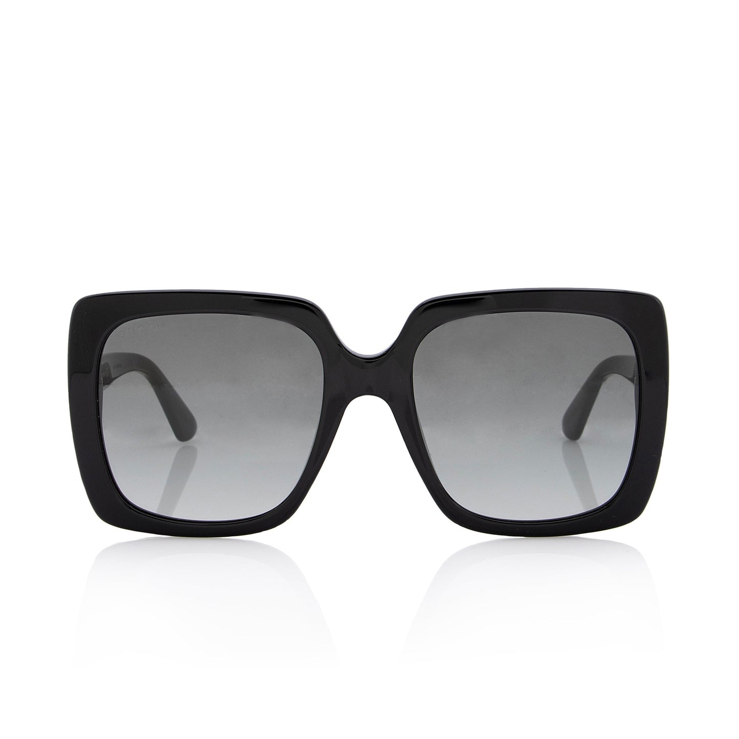 Gucci Crystal Logo Oversize Rectangular Sunglasses (SHF-22732)