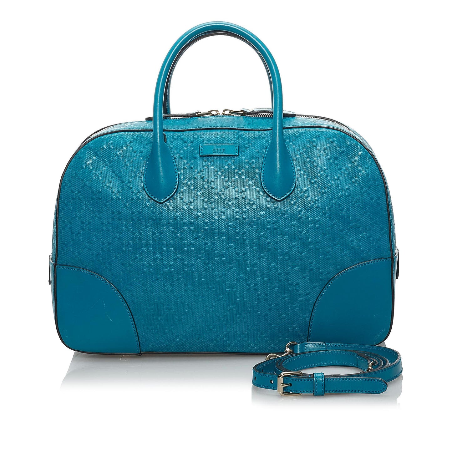 Gucci Diamante Bright Leather Satchel (SHG-34238)
