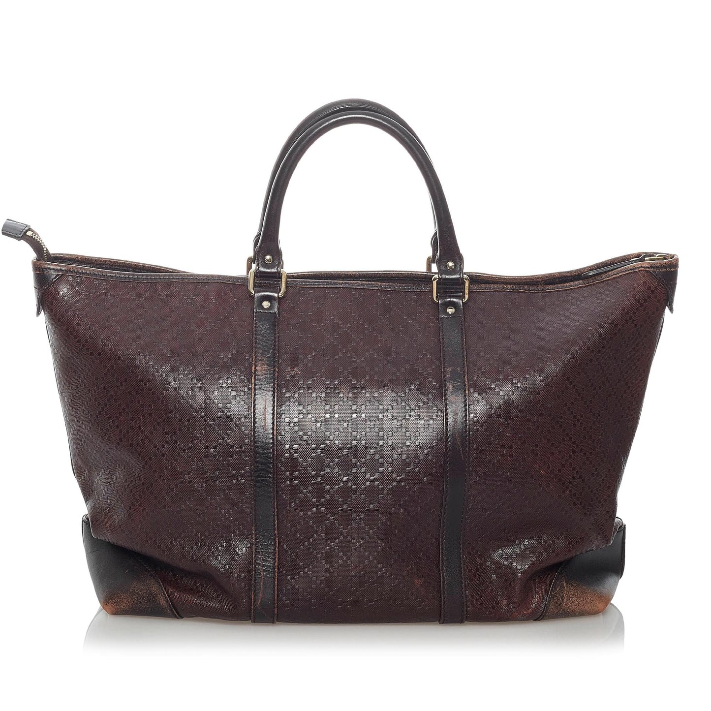 Gucci Diamante Leather Tote Bag (SHG-30327)