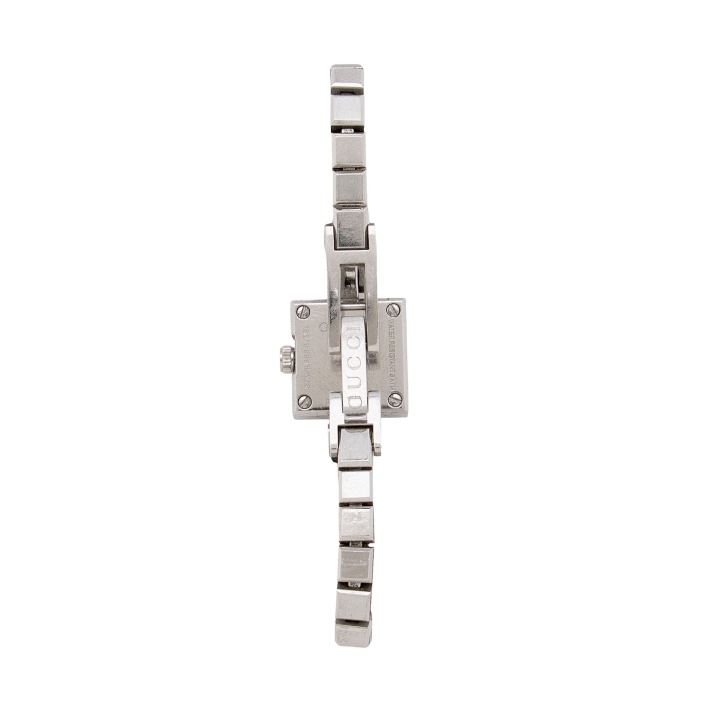 Gucci Stainless Steel Diamond Mini G Watch (SHF-TRmp2M)