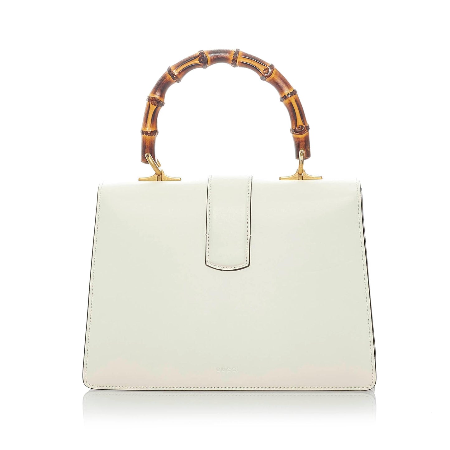 Gucci Dionysus Bamboo Top Handle Leather Satchel (SHG-32019)