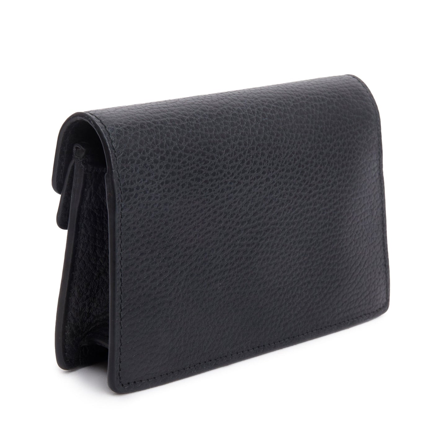 Gucci Dionysus Black Leather Super Mini Bag