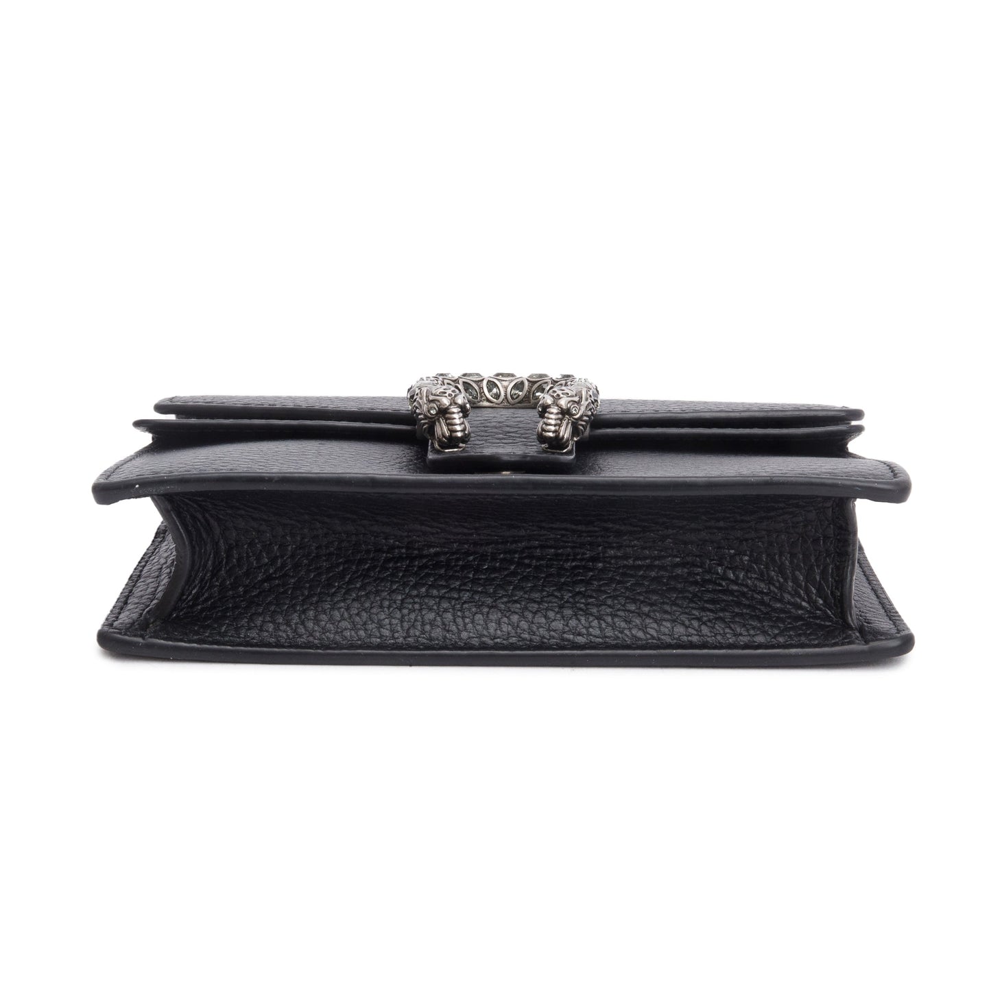 Gucci Dionysus Black Leather Super Mini Bag