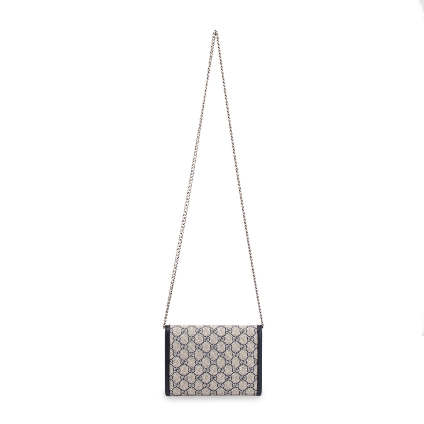 Gucci Dionysus GG Supreme Wallet on Chain