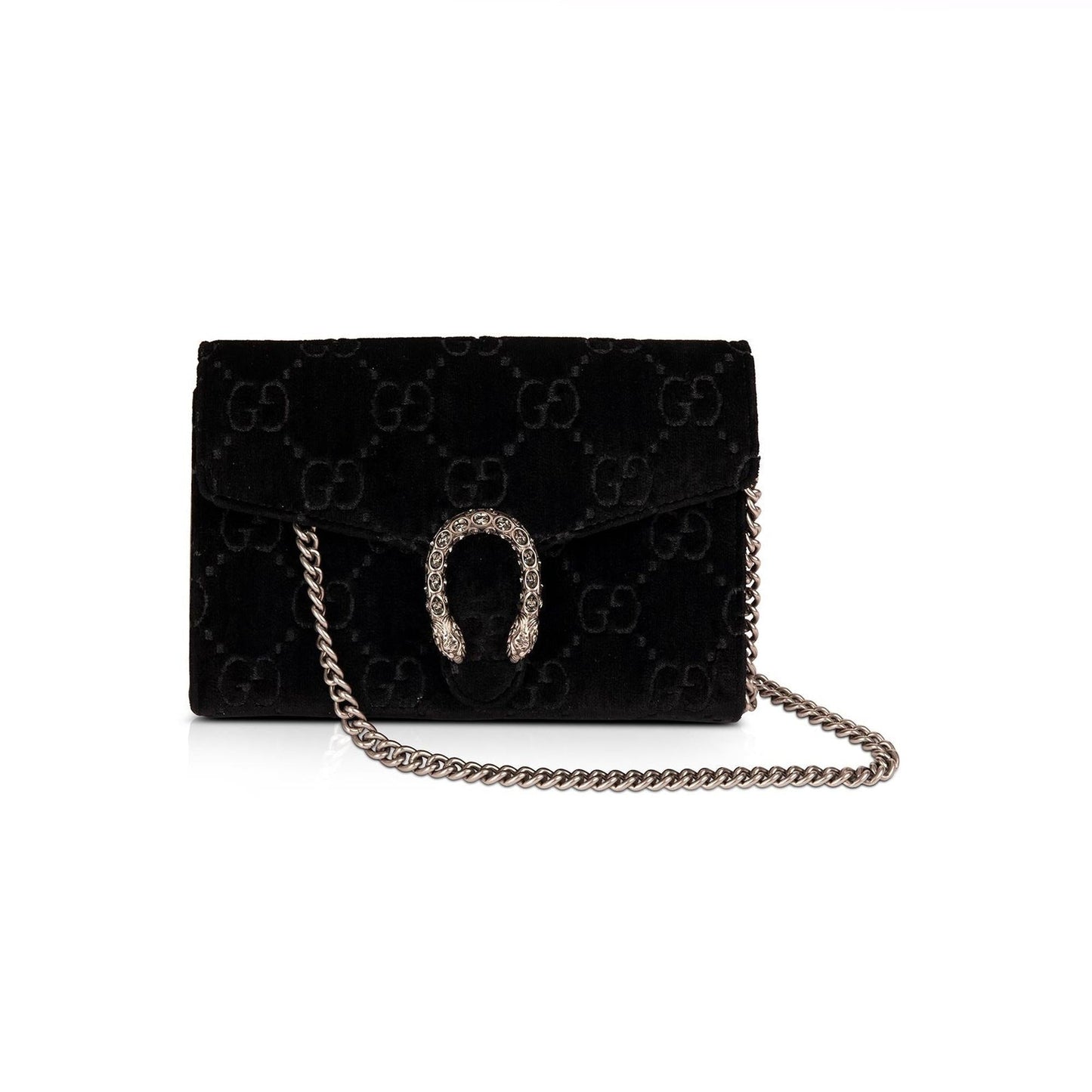 Gucci Dionysus GG Velvet Mini Wallet on Chain