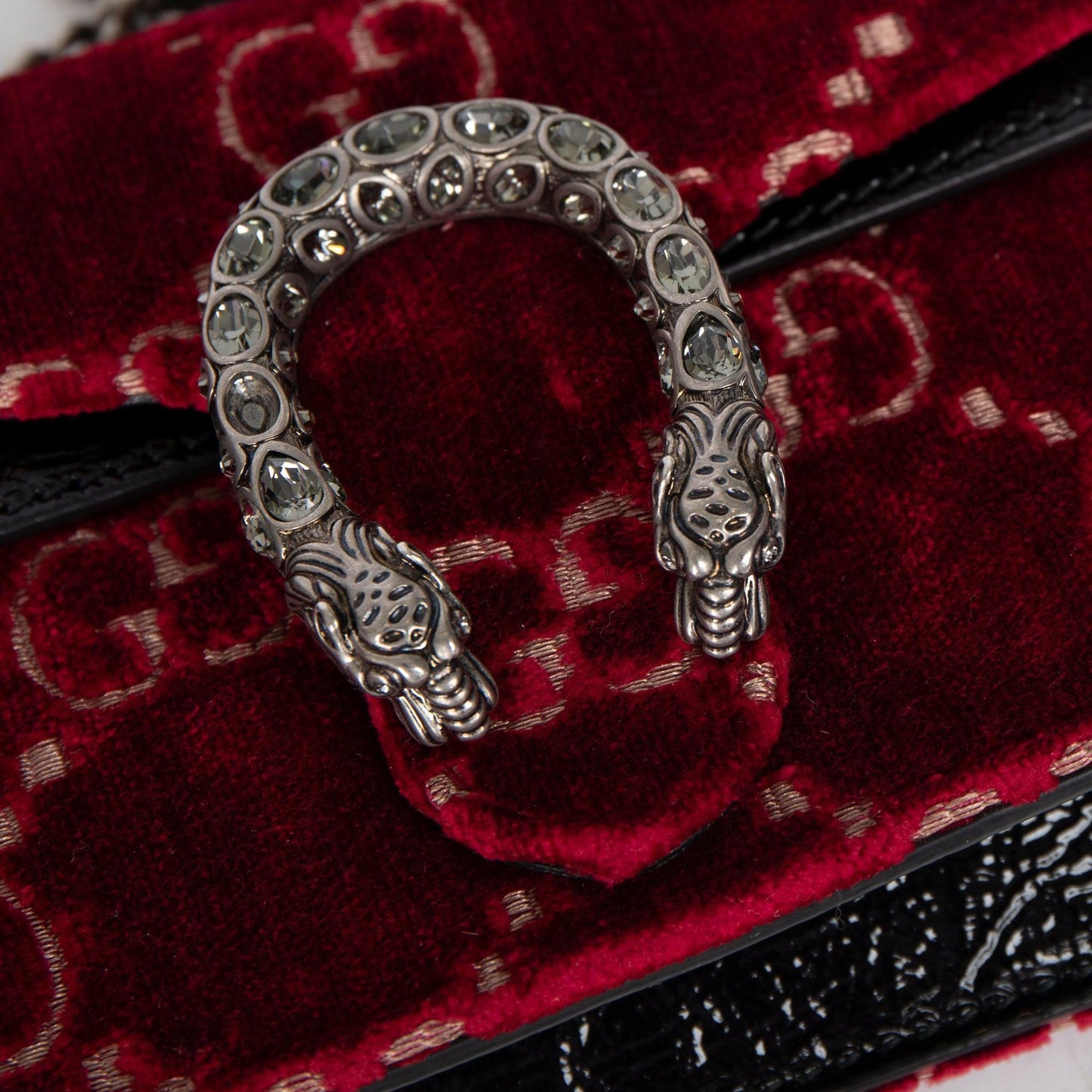 Gucci Dionysus GG Velvet Super Mini Bag