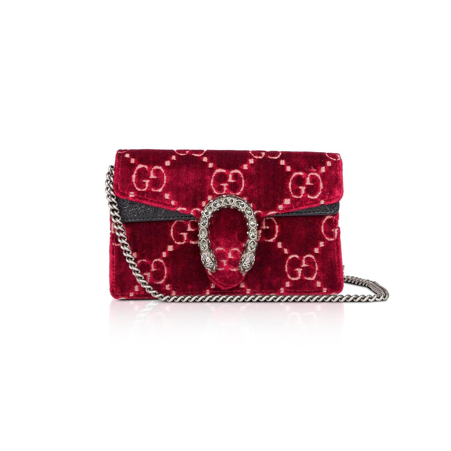 Gucci Dionysus GG Velvet Super Mini Bag