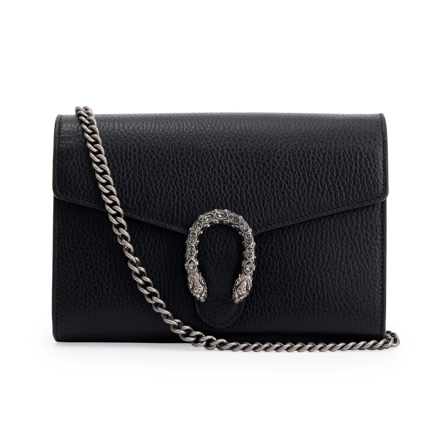Gucci Dionysus Leather Mini Chain Wallet