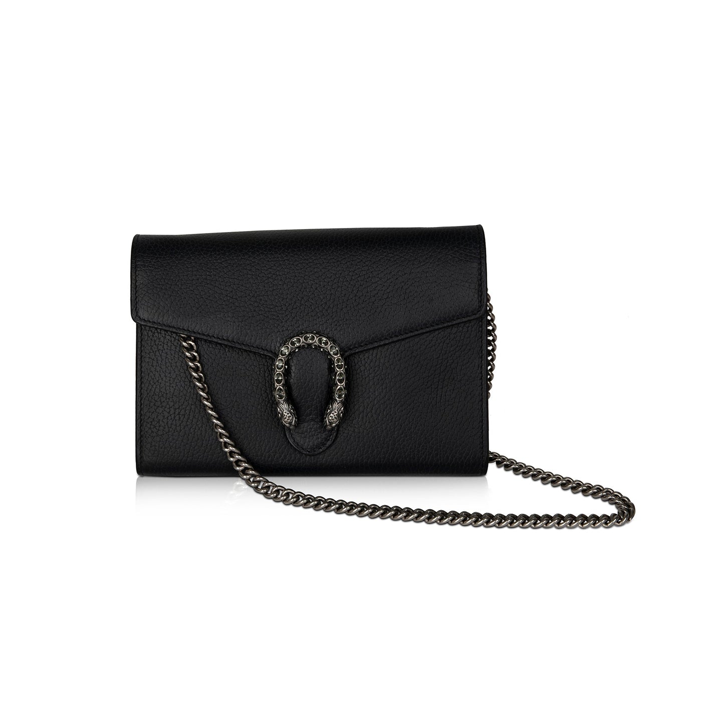 Gucci Dionysus Leather Mini Chain Wallet