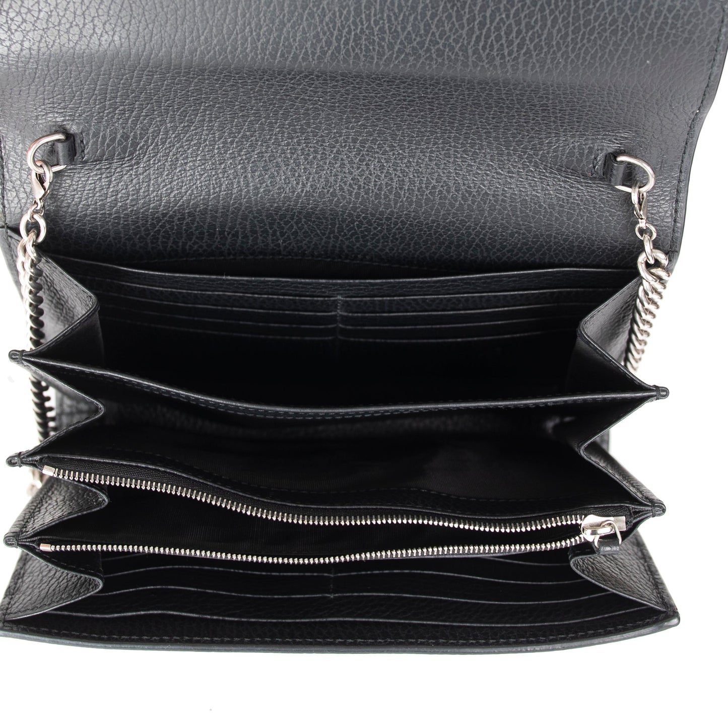 Gucci Dionysus Leather Mini Chain Wallet