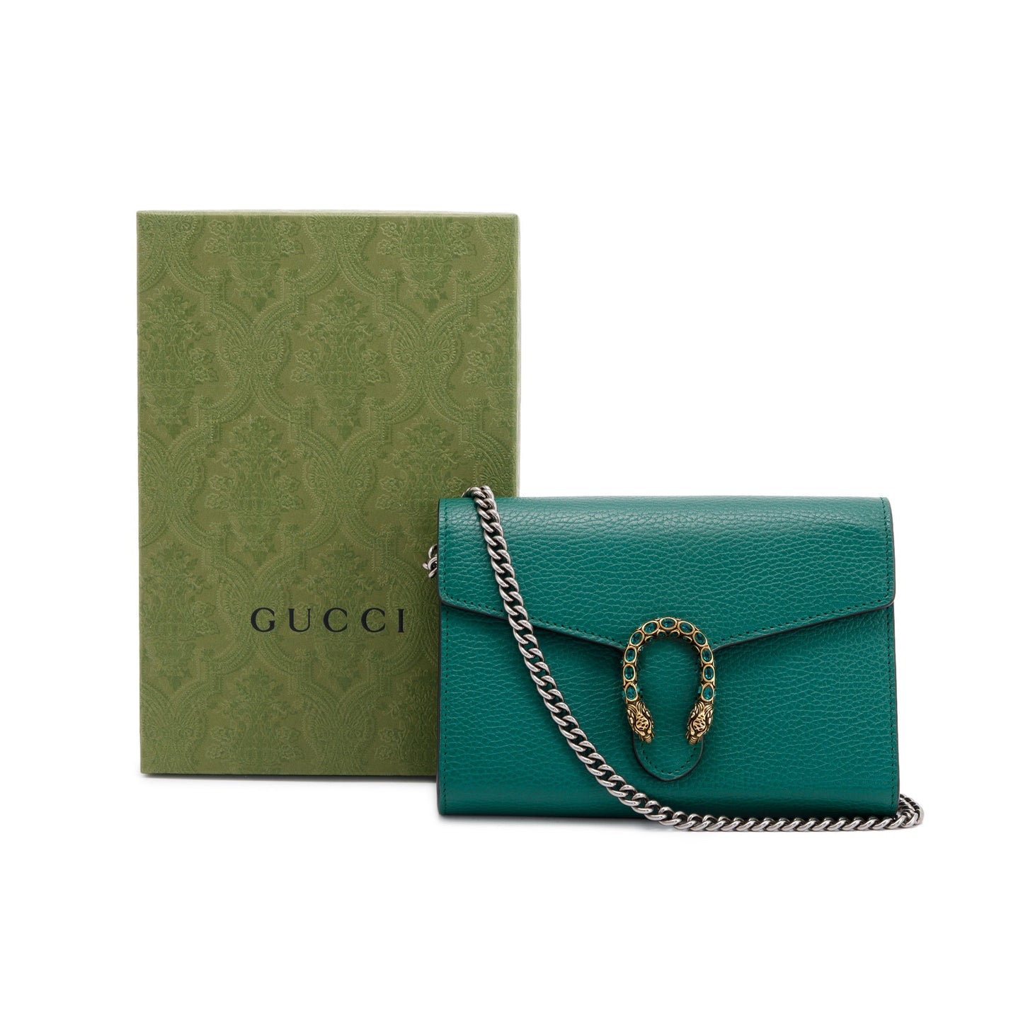 Gucci Dionysus Mini Leather Chain Wallet