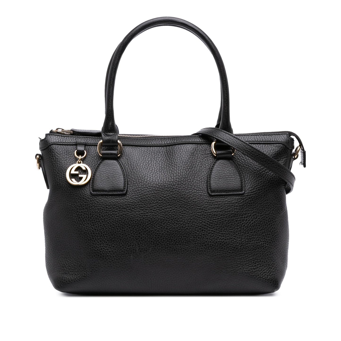 Gucci Dollar Calfskin GG Charm Satchel